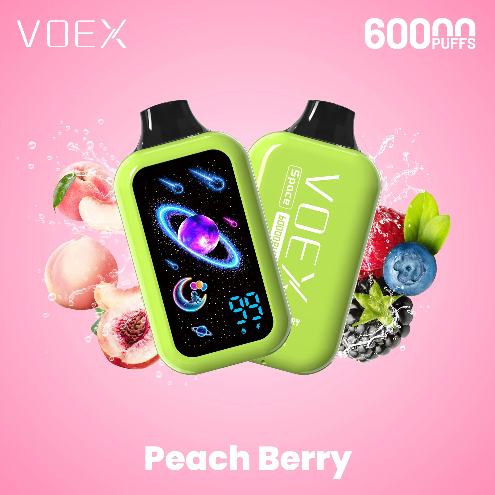 VOEX Wise/Space 60K eldobható e-cigaretta (minden íz)