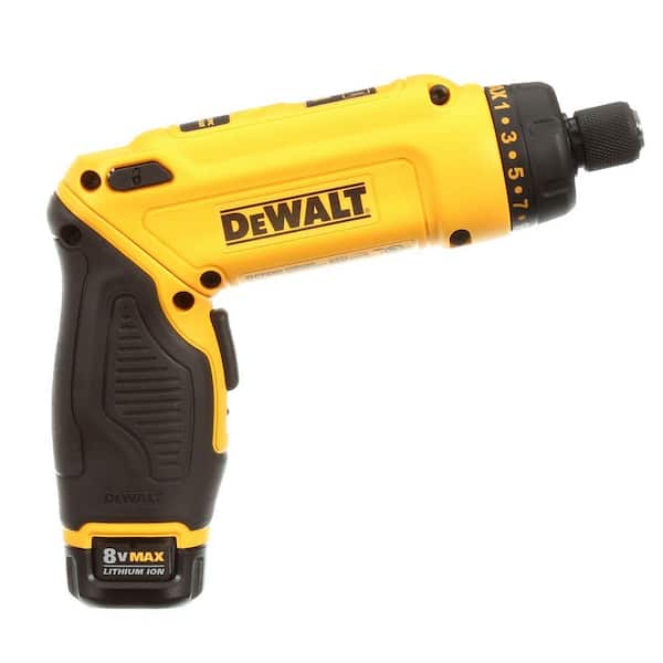 8V MAX Cordless Gyroscopic Screwdriver with Adjustable Handle, (2) 1.0Ah Batteries, Charger, and Bag - Image 6