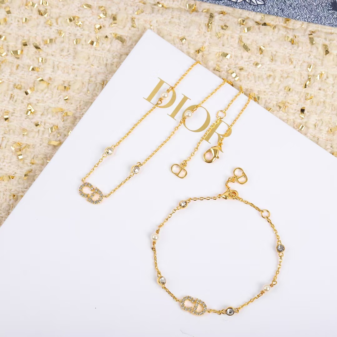 Dior CD Diamond Bracelet - Original Replica Club
