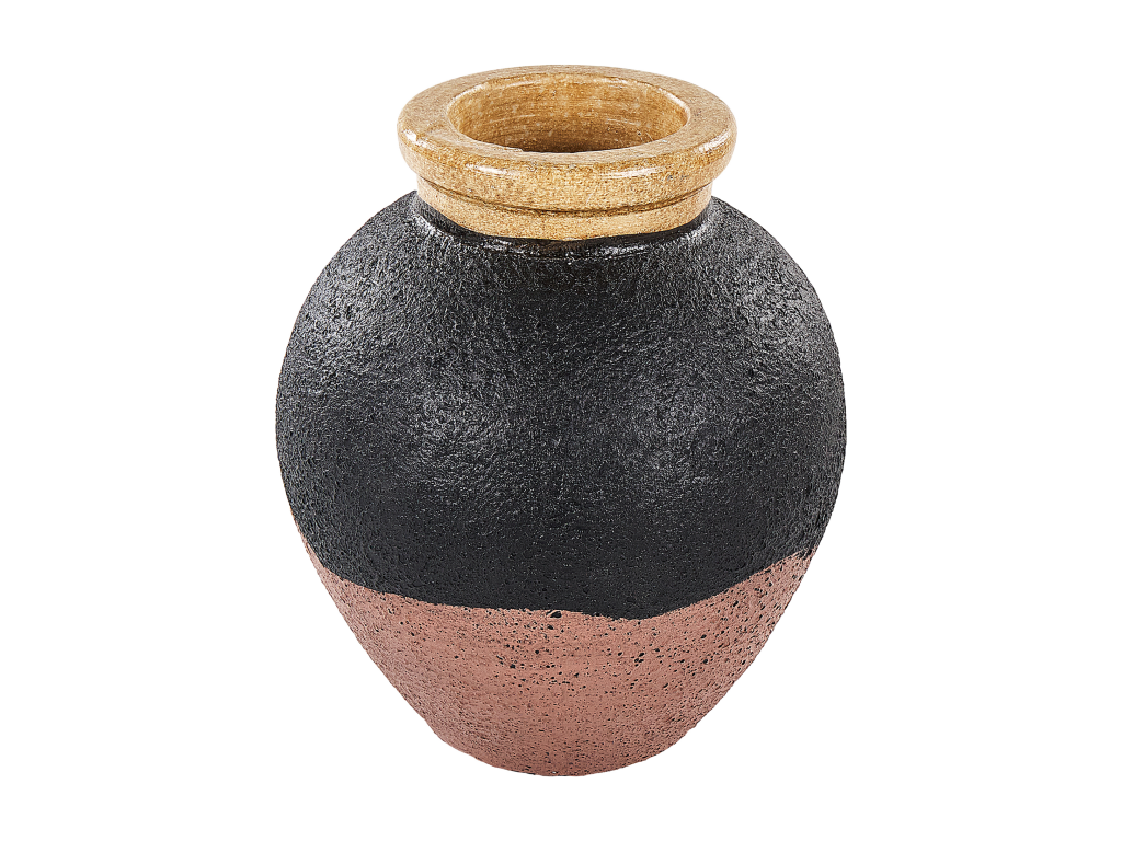 Jarrón decorativo DAULIS Cerámica Negro