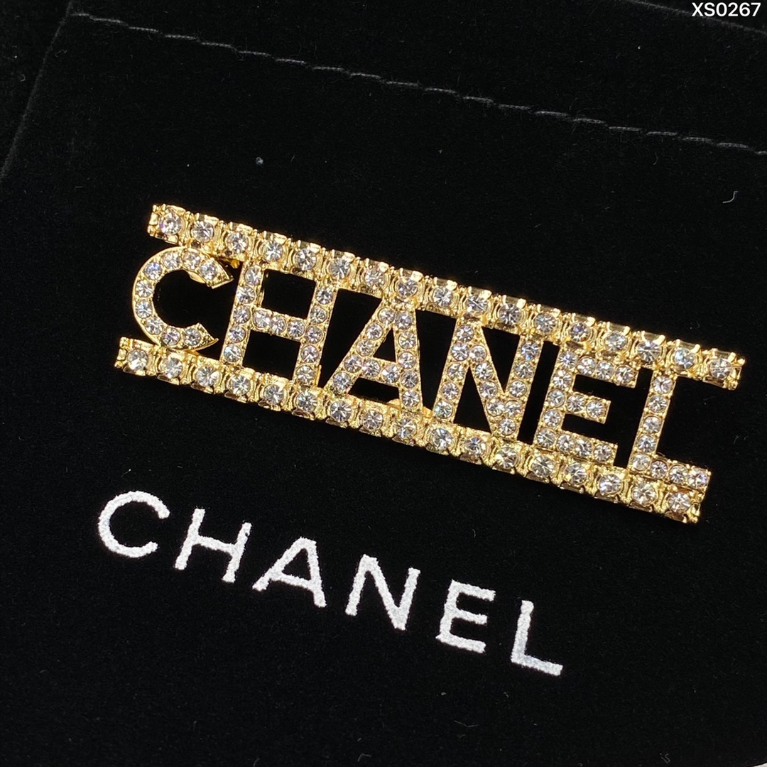 Chanel Monogram Letter Brooch - Original Replica Club