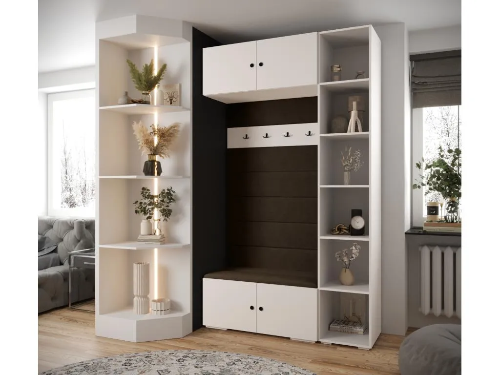Jmmhogar 2 armario con puertas batientes 236.7/140/47
