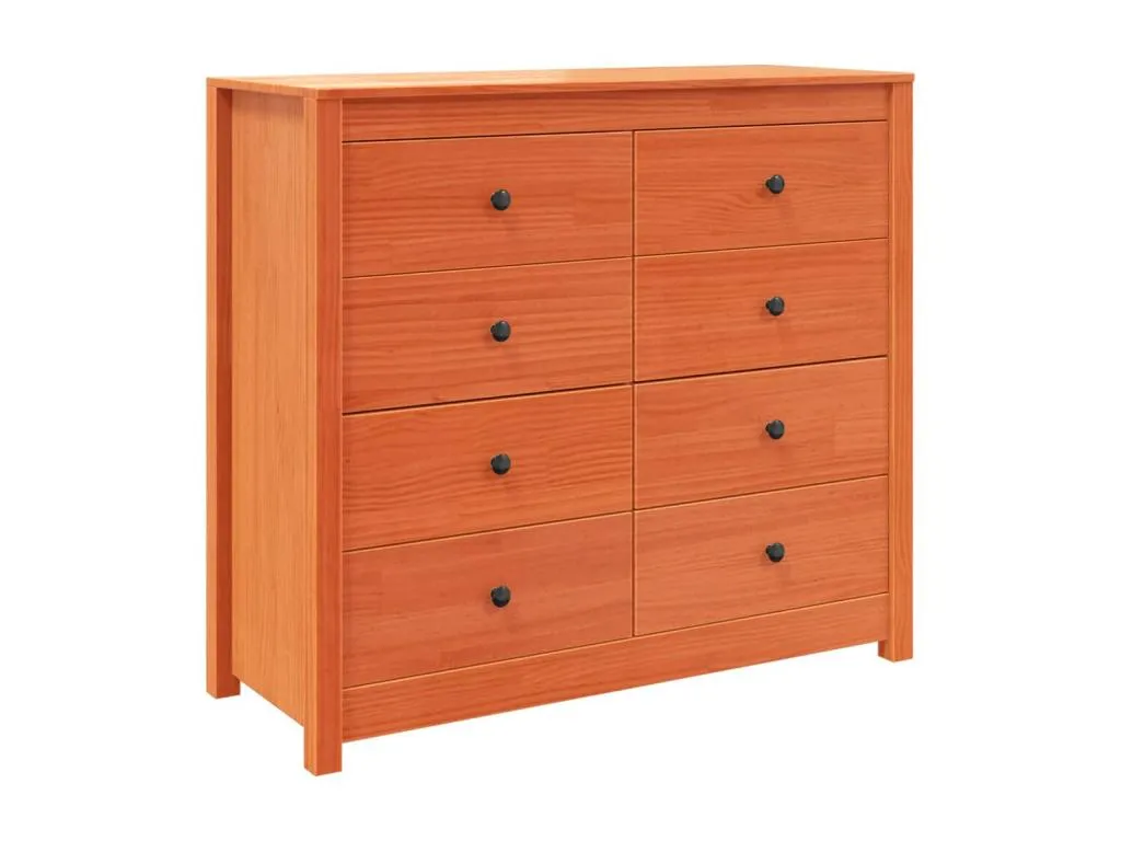 Armario auxiliar Boverdeco maciza de Boverdeco marrón cera 100x40x90 cm