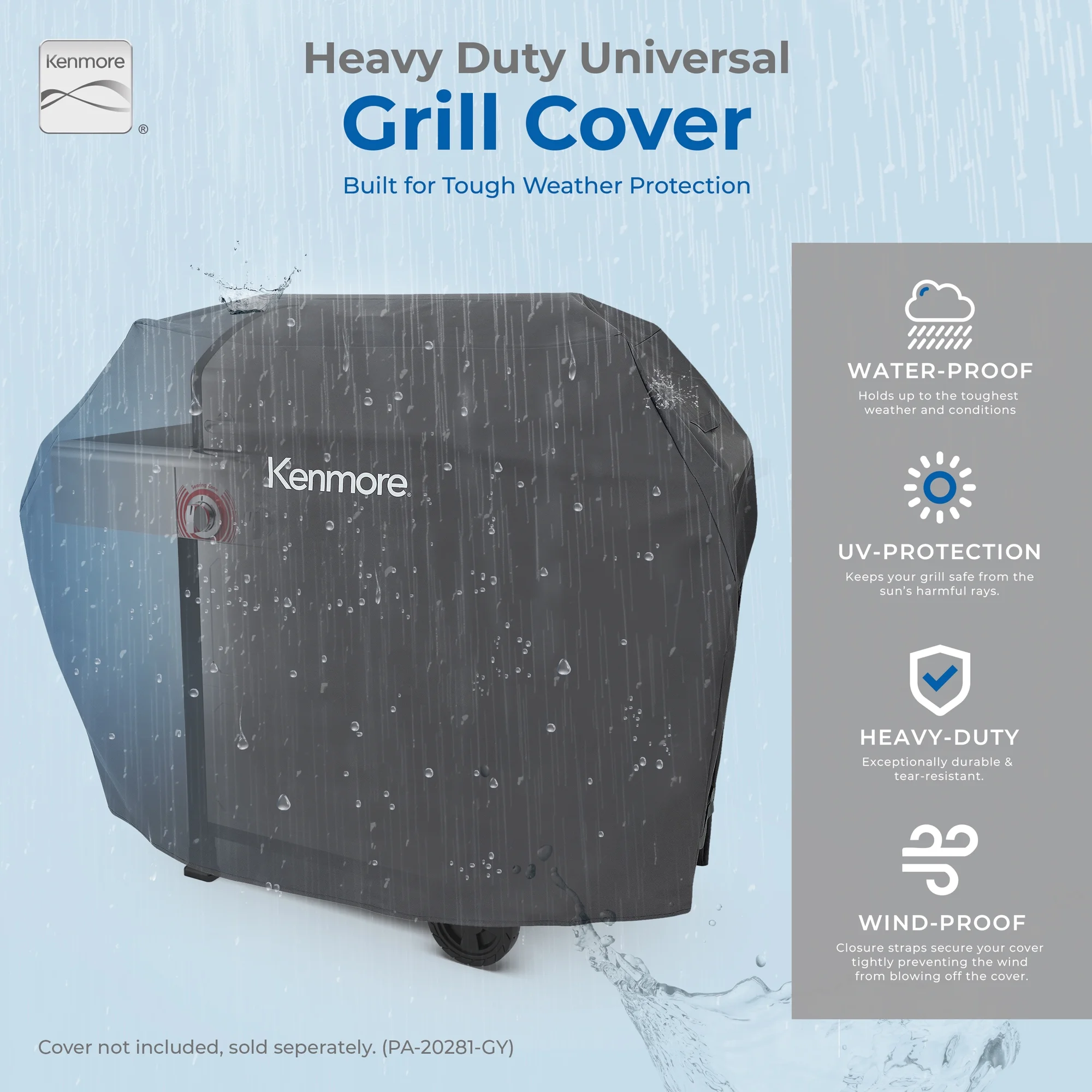 Kenmore BBQ Propane Gas Grill - 5 Burners with Side Burner & Searing Zone, 644 Sq. In. Stainless Steel Grill, 66,000 BTU, Ideal for Outdoor Cooking, Patio & Backyard, Black - Image 36