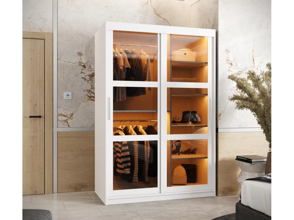 ARMARIO DOME DE PUERTAS CORREDERAS 200/120/62 2 puertas (blanco) VAZT63289