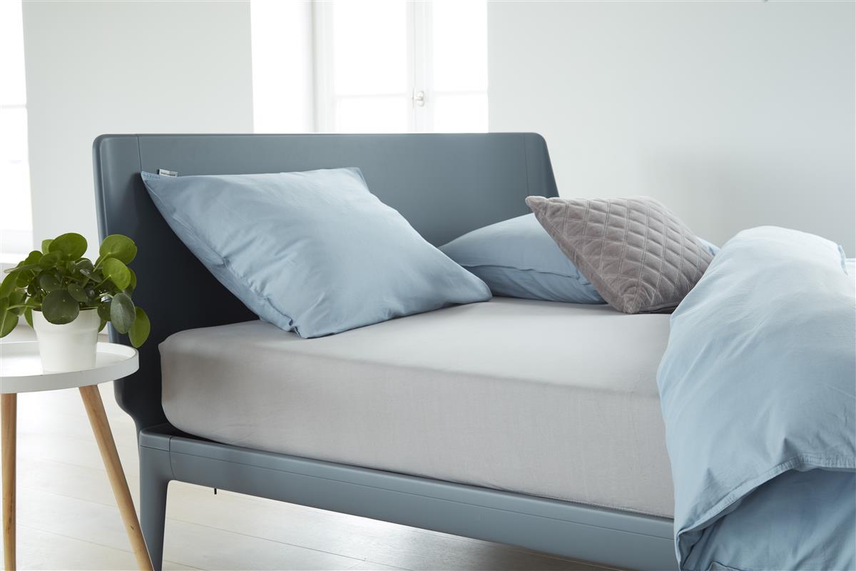 Beddinghouse Jersey - Topper Hoeslaken - 70/80x200/220 - Licht grijs