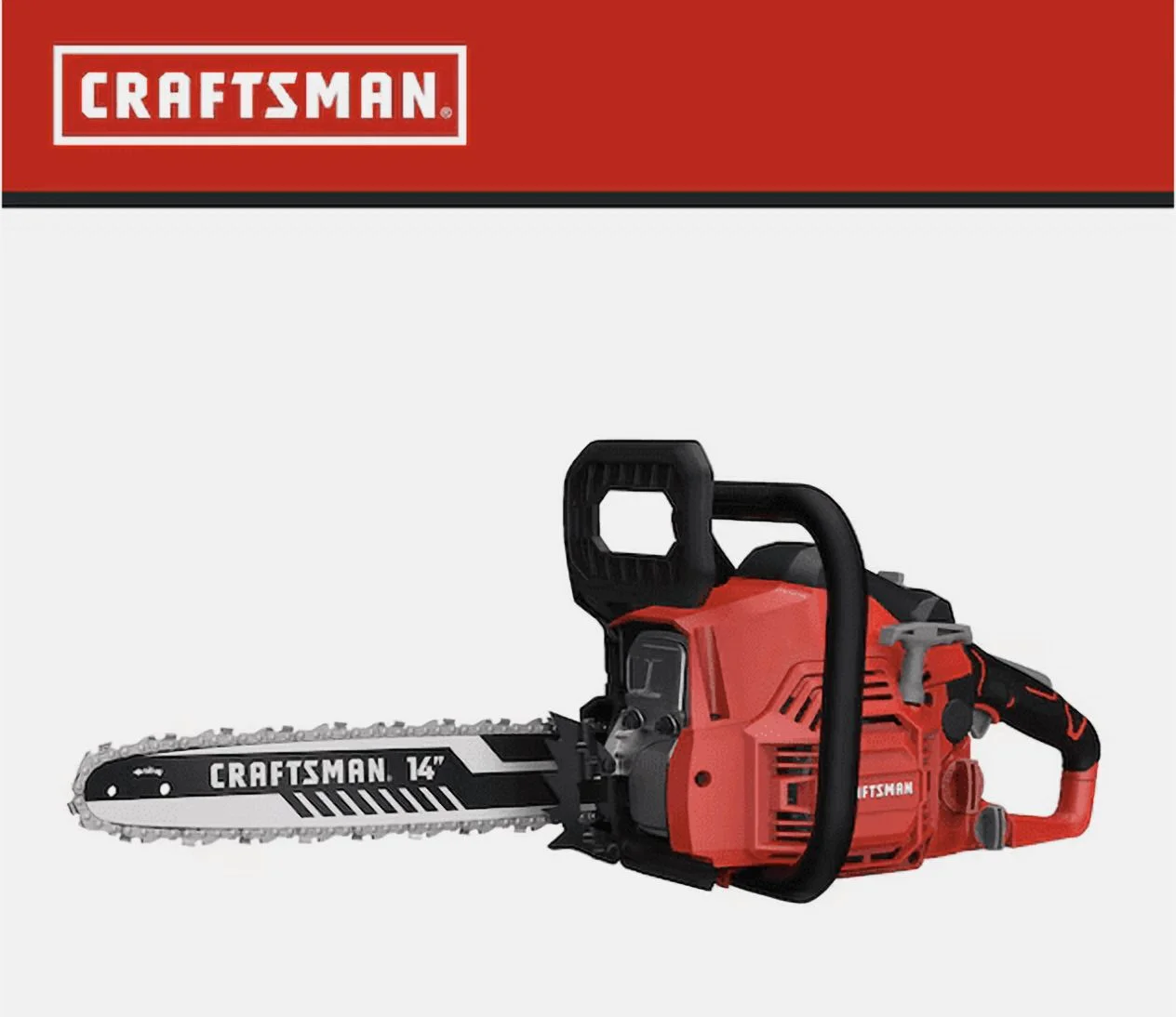 Craftsman S1450 CMXGSAMY42N4 42cc 2-Cycle 14" Gas Chainsaw - Image 13