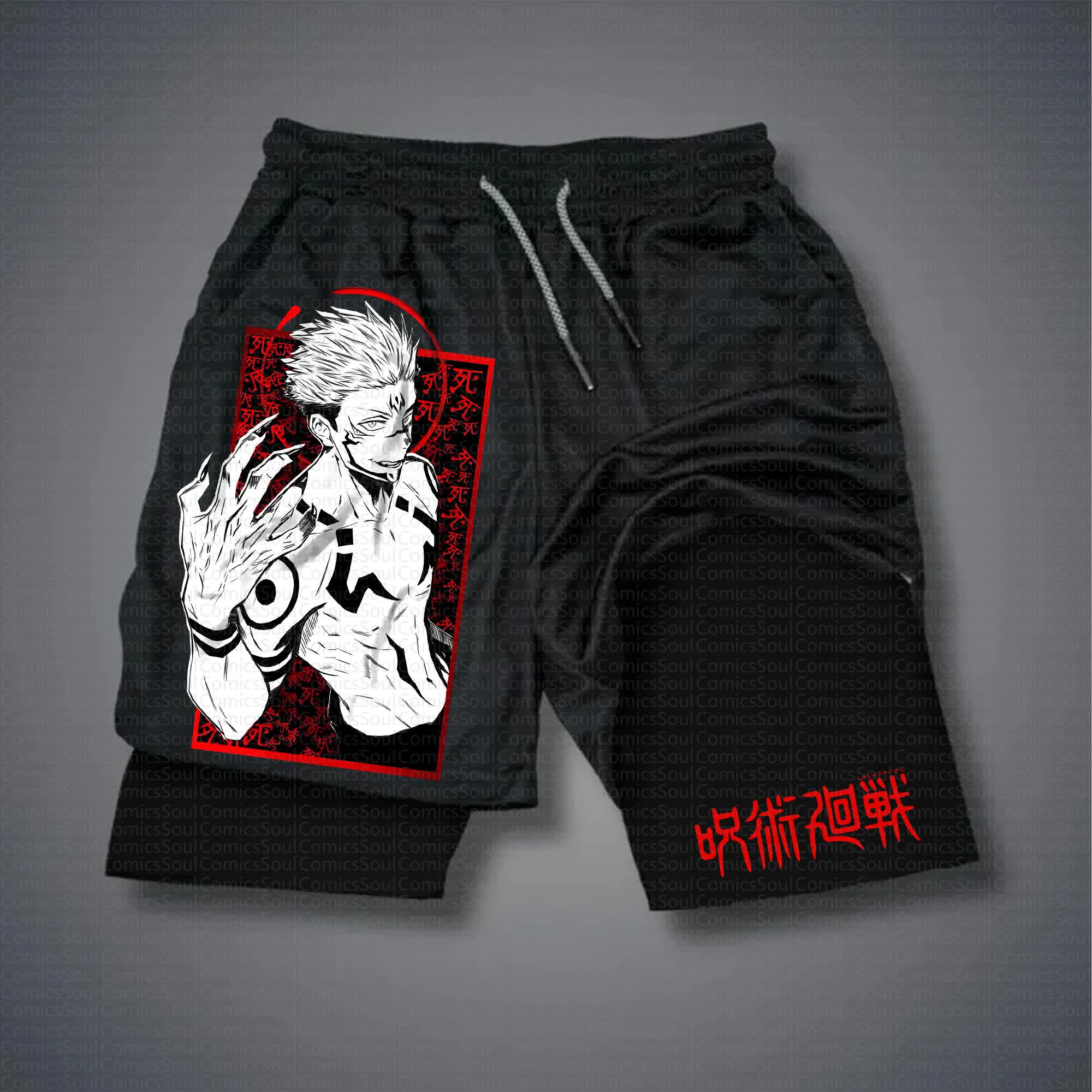 Unisex Casual Anime Streetwear Shorts 丨Comicssoul