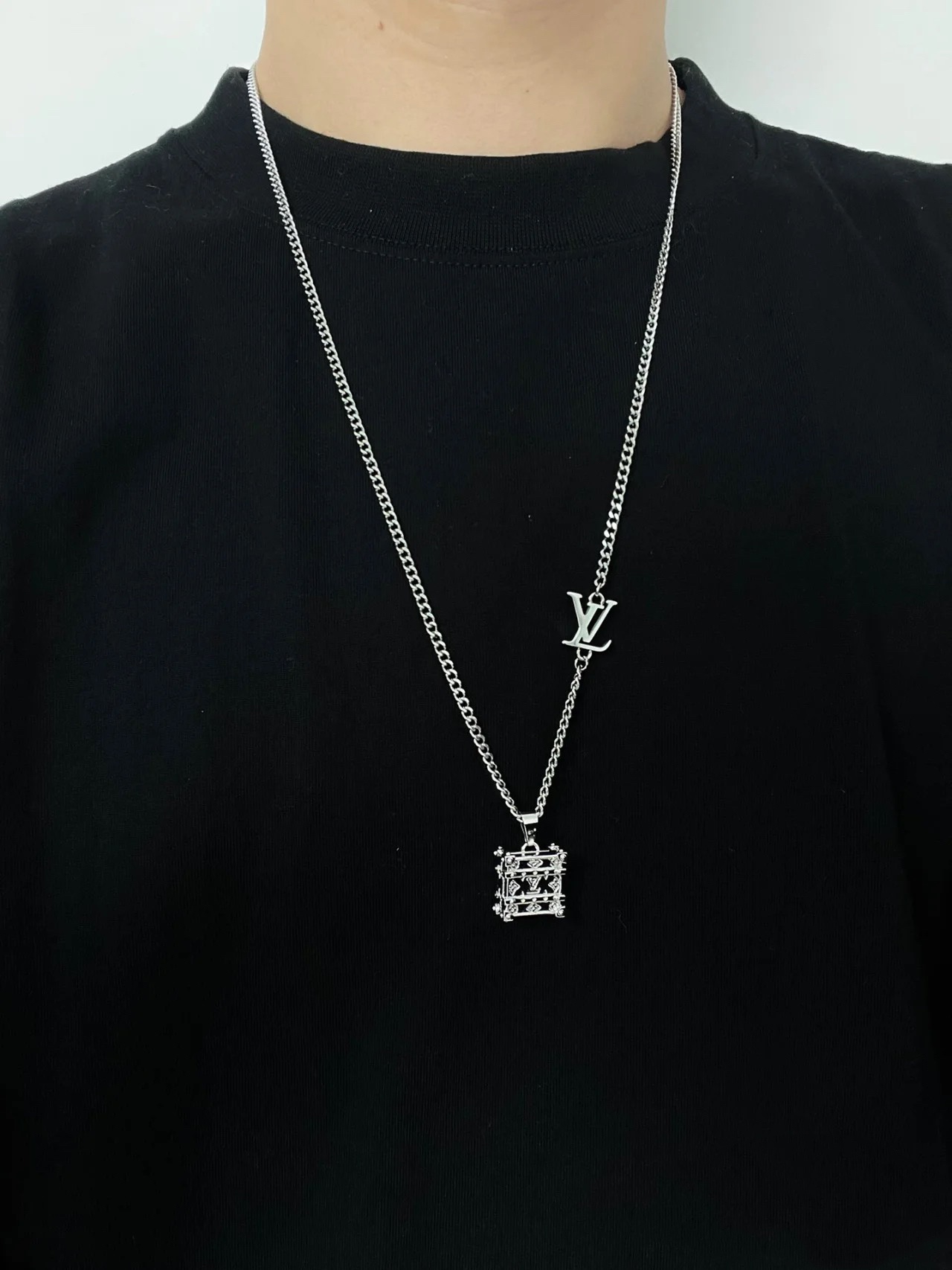 Louis Vuitton Trunk Locket Pendant Necklace - Original Replica Club