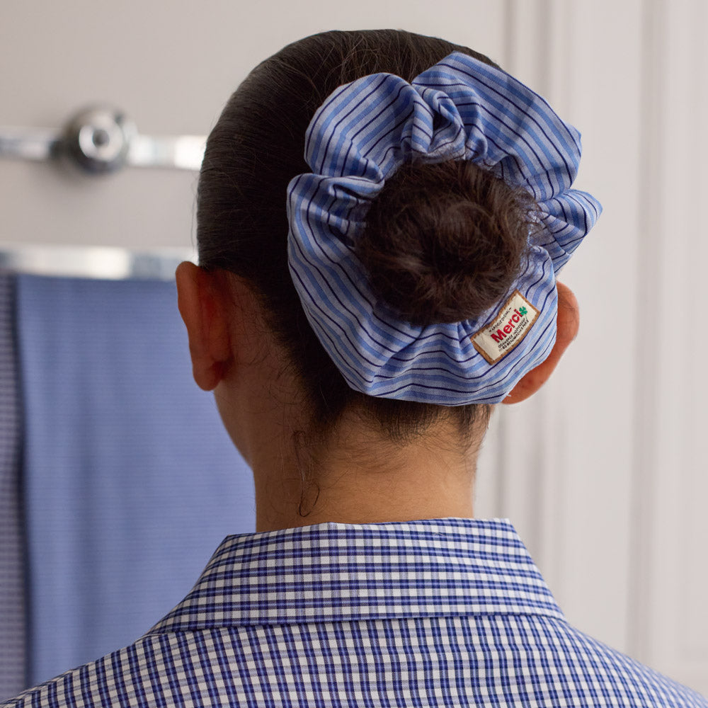 Merci - Chouchou - Rayures Triples Bleu