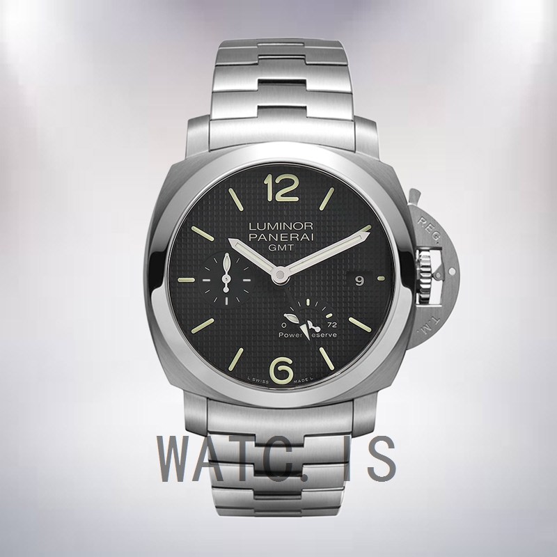 Panerai Luminor GMT Men's 44mm PAM00537-001 Bracelet Black Dial