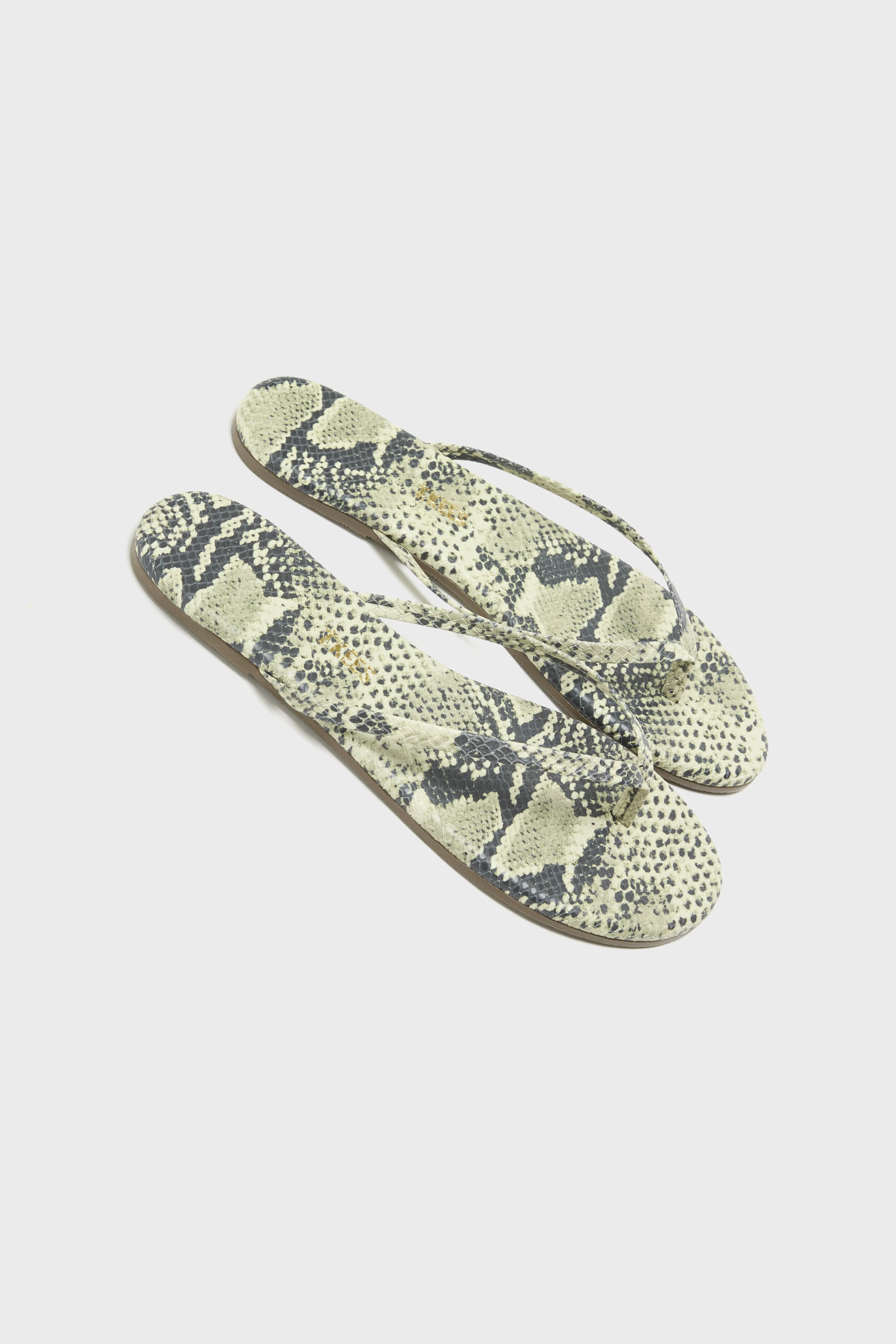 Bellerose Lily Vegan Animal Flip-flop Sandals  (261 / W / GREY)