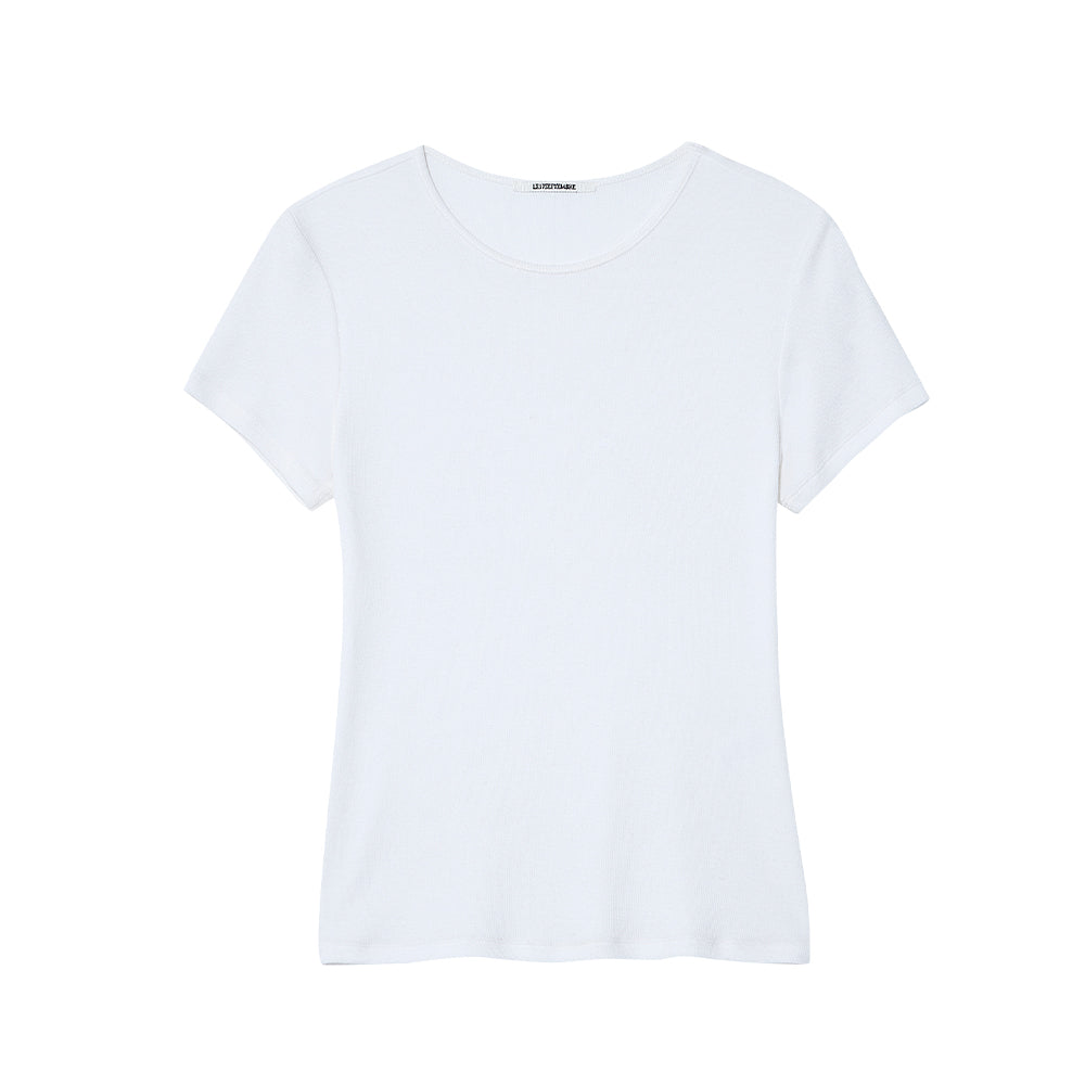 Le 17 septembre - Haut en laine basique - Blanc