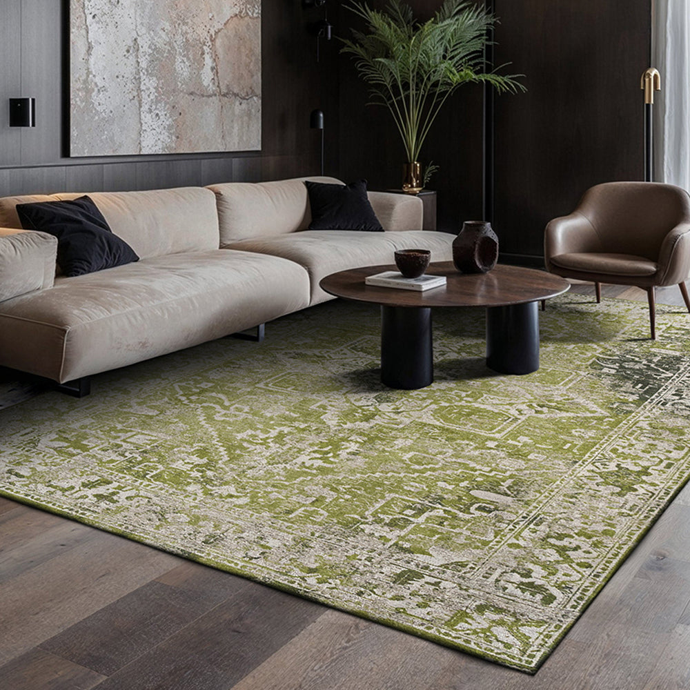 Louis de Poortere Tabriz Vloerkleed 140 x 200 cm - Olive Wood