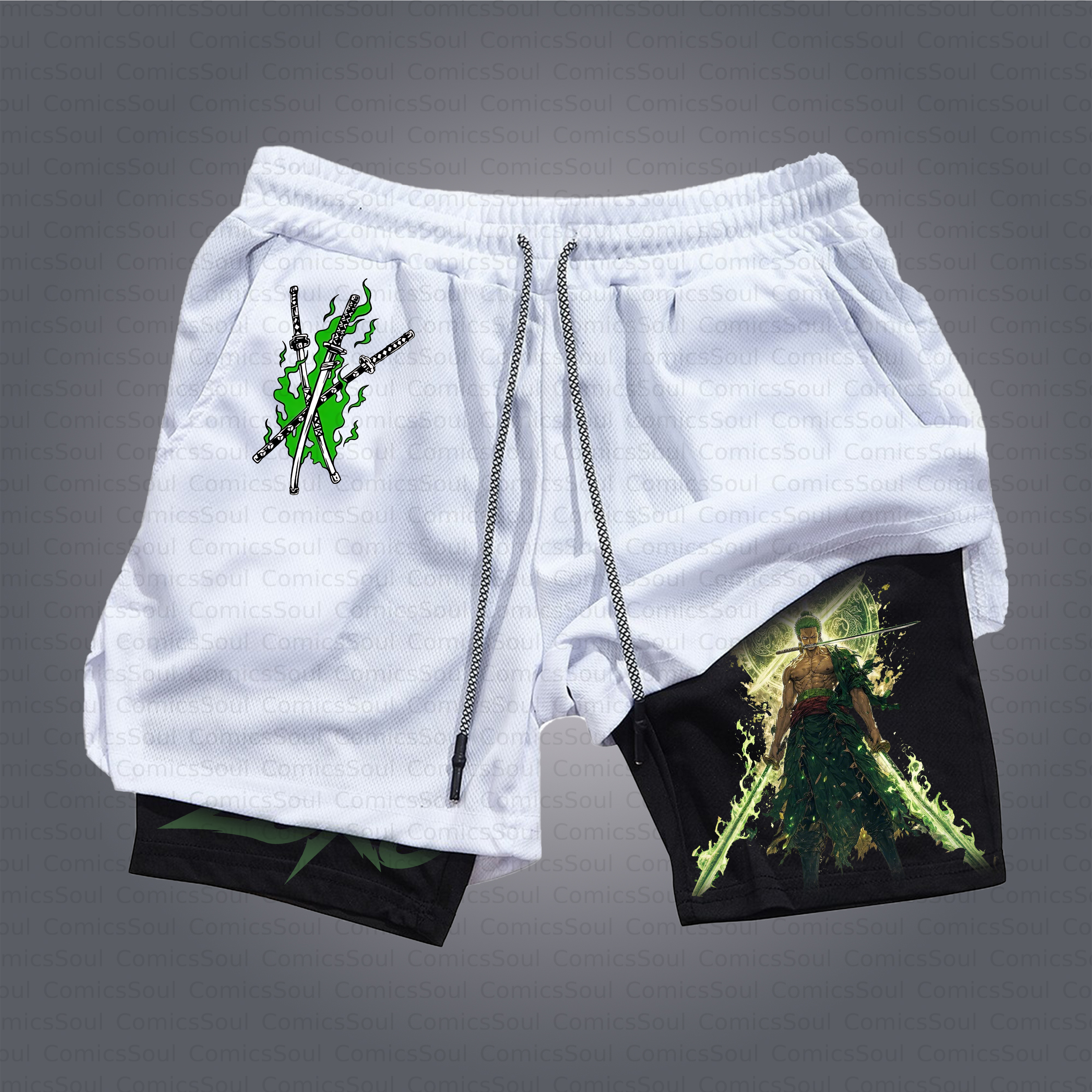 Unisex Casual Anime Style Shorts