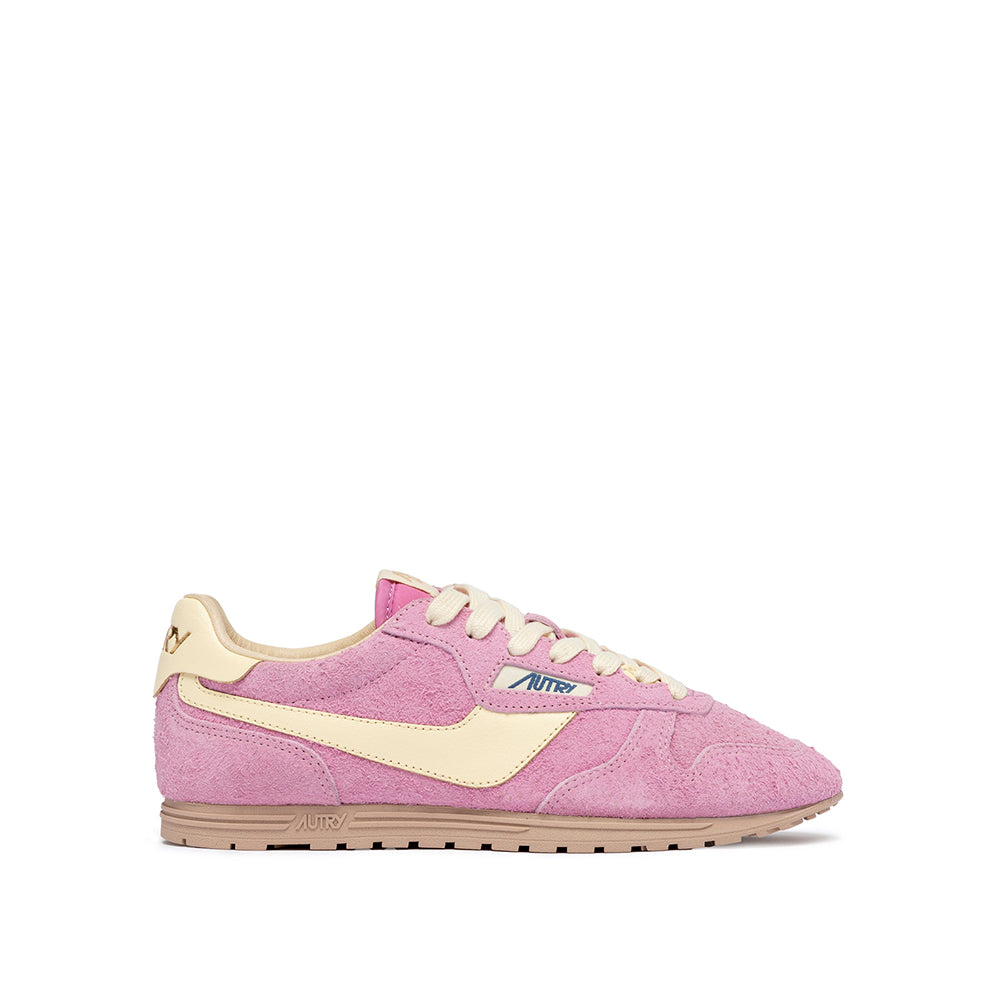 Autry - Baskets Windspin Low Wom - Rose Suede