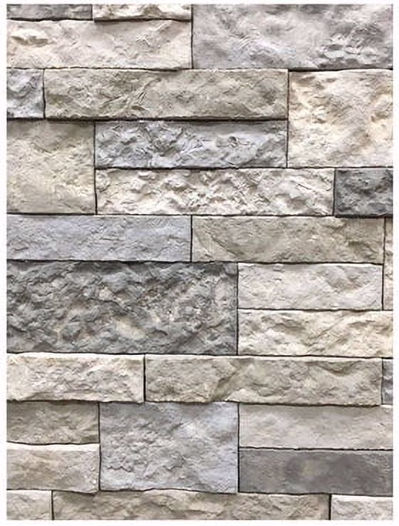 Airstone Spring Creek Faux Stone Primary Wall Tile to Cover 8 Square Feet for Home Improvement Indoor or Outdoor(Spring Creek)