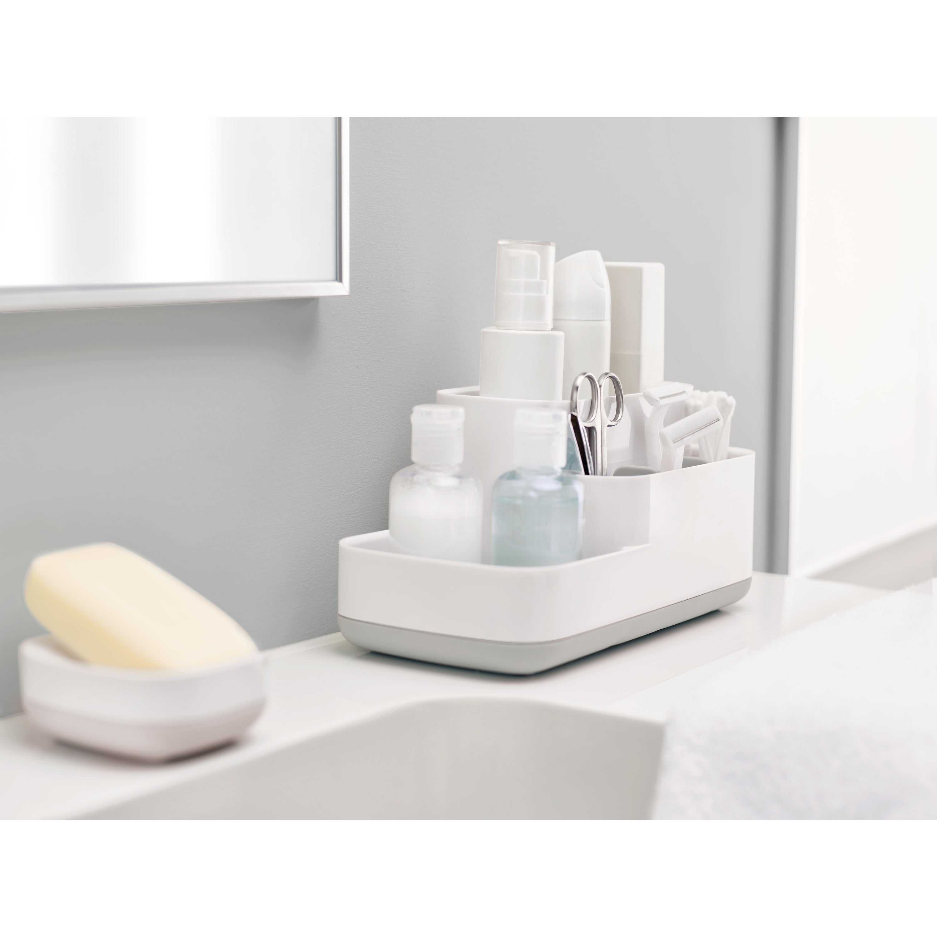 Joseph Joseph Easy-Store Badkameropberger - Wit / Grijs