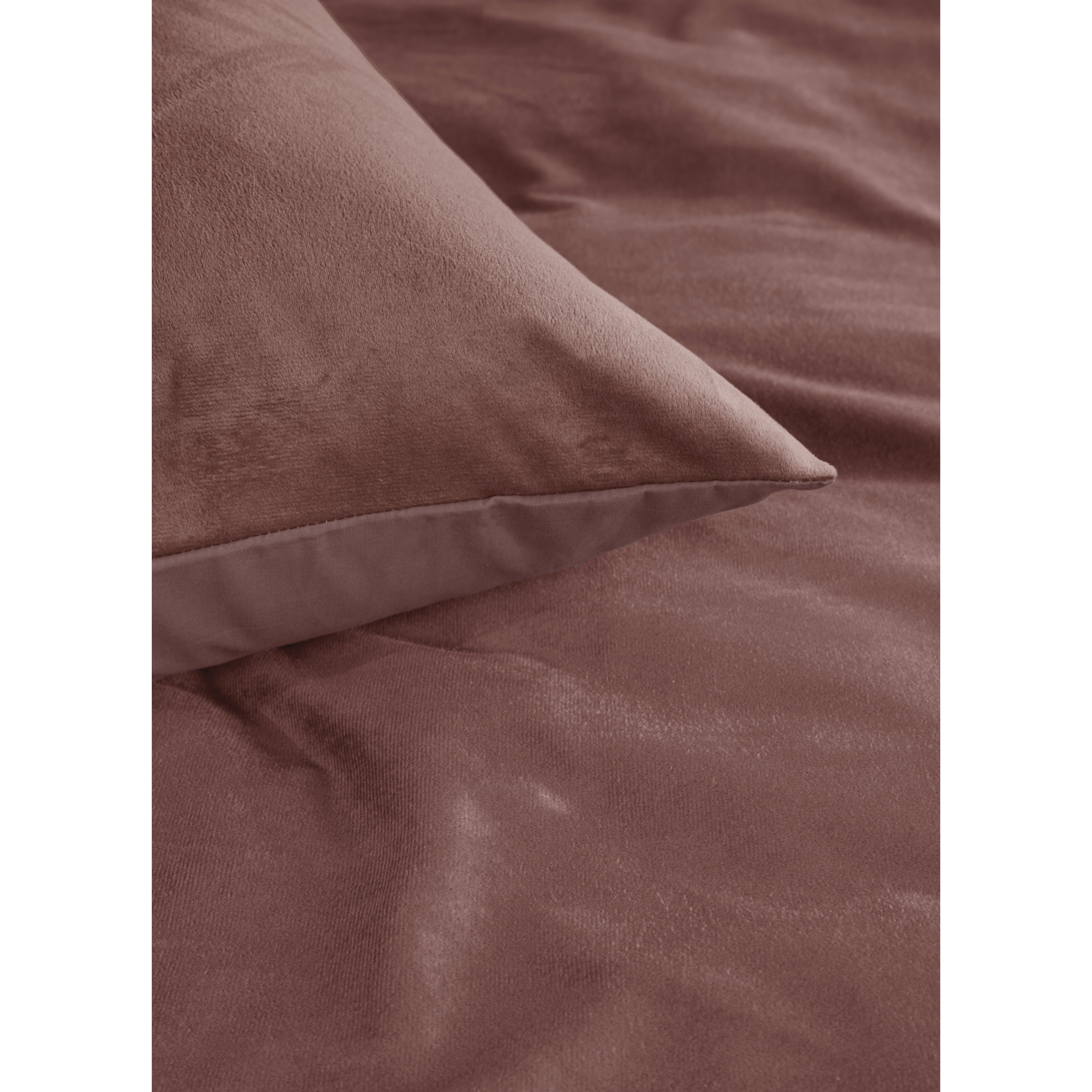 Ambiante Velvety Dekbedovertrek 200 x 200/220 cm - Roze
