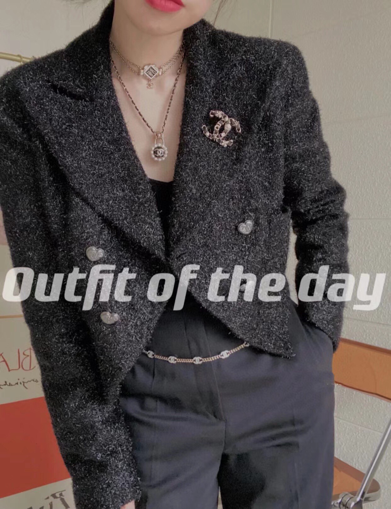 Chanel Star Leather Wrap Gold CC Brooch - Original Replica Club