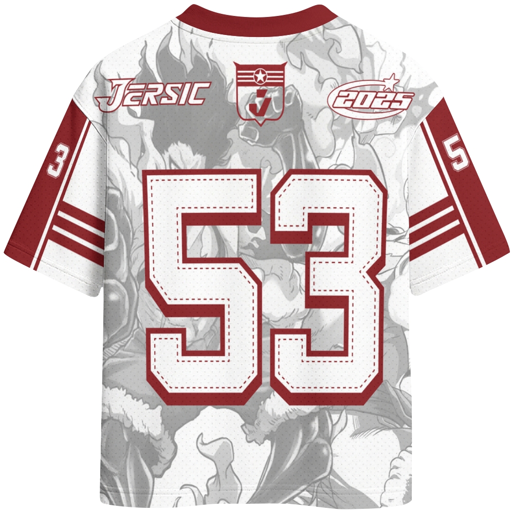 One Piece Crew Neck Football Jersey