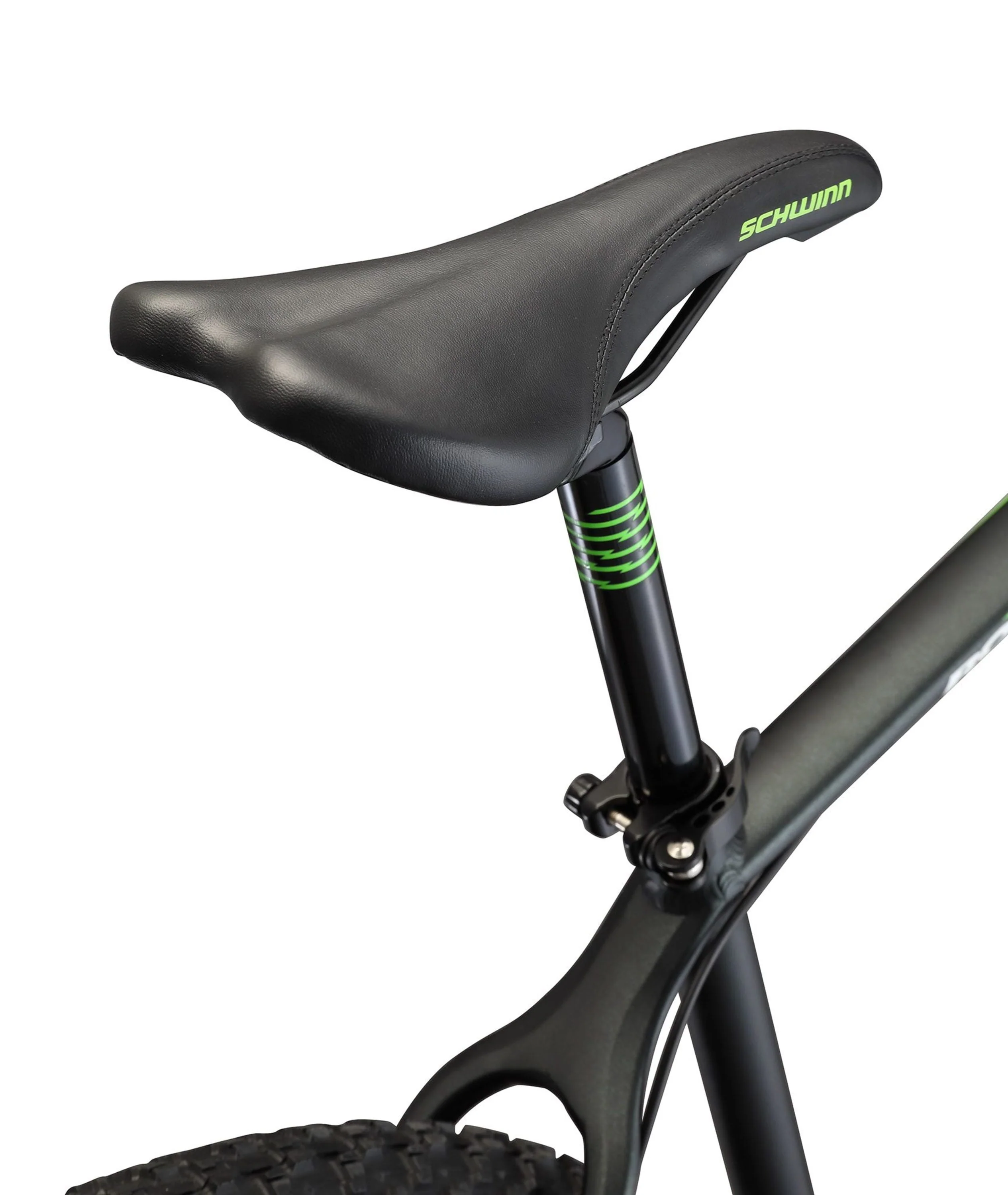 29-in. Boundary Mens Mountain Bike, Black and Green - Image 6