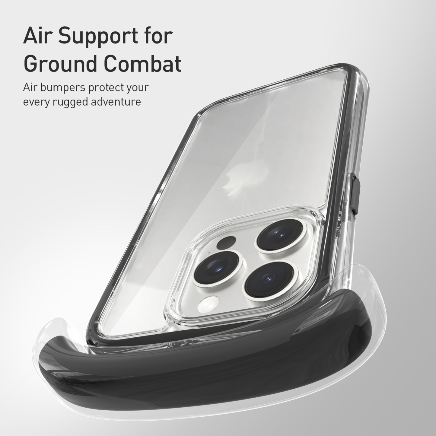 2024 New Four-corner Airbag Transparent Magnetic Phone Case For iPhone 15 Series