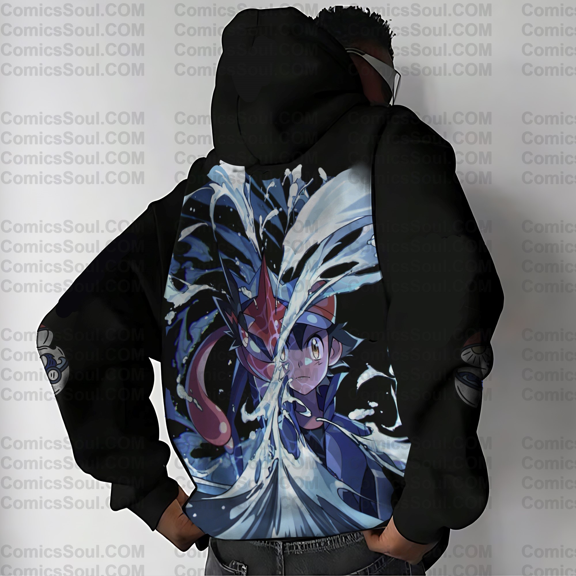 Unisex Anime Graphic Streetwear Vintage Hoodie