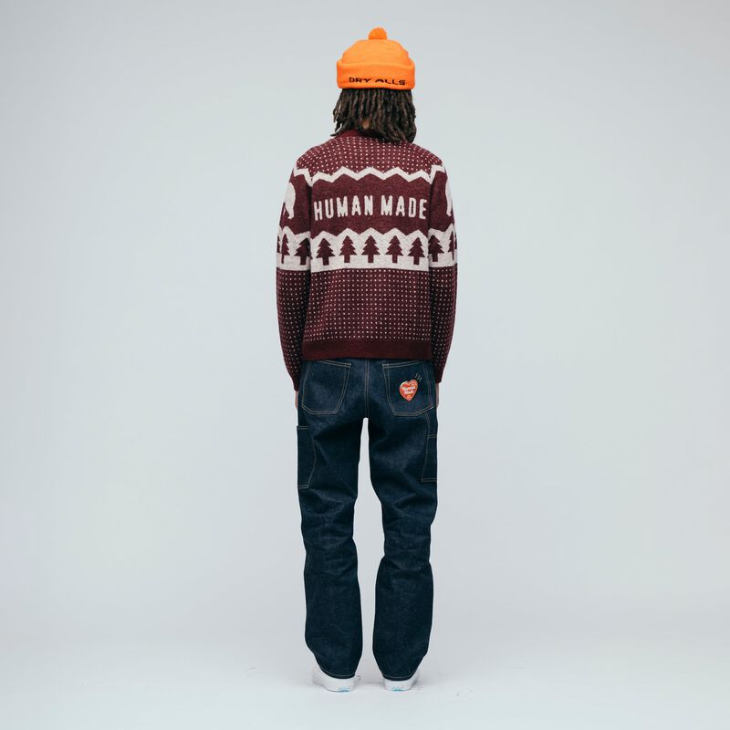 HUMAN MADE POLAR BEAR KNIT SWEATER