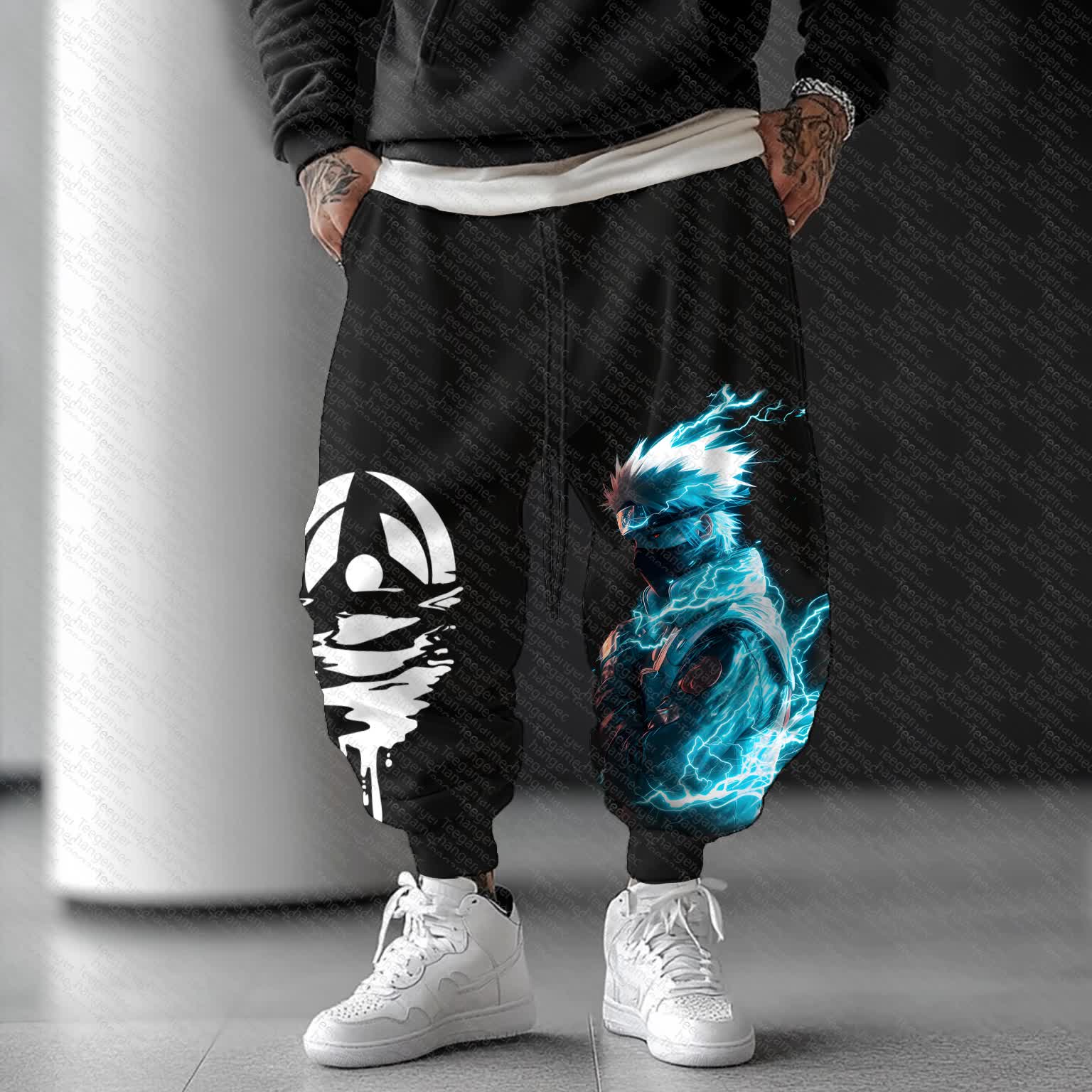 Unisex   Casual Anime Streetwear Pants