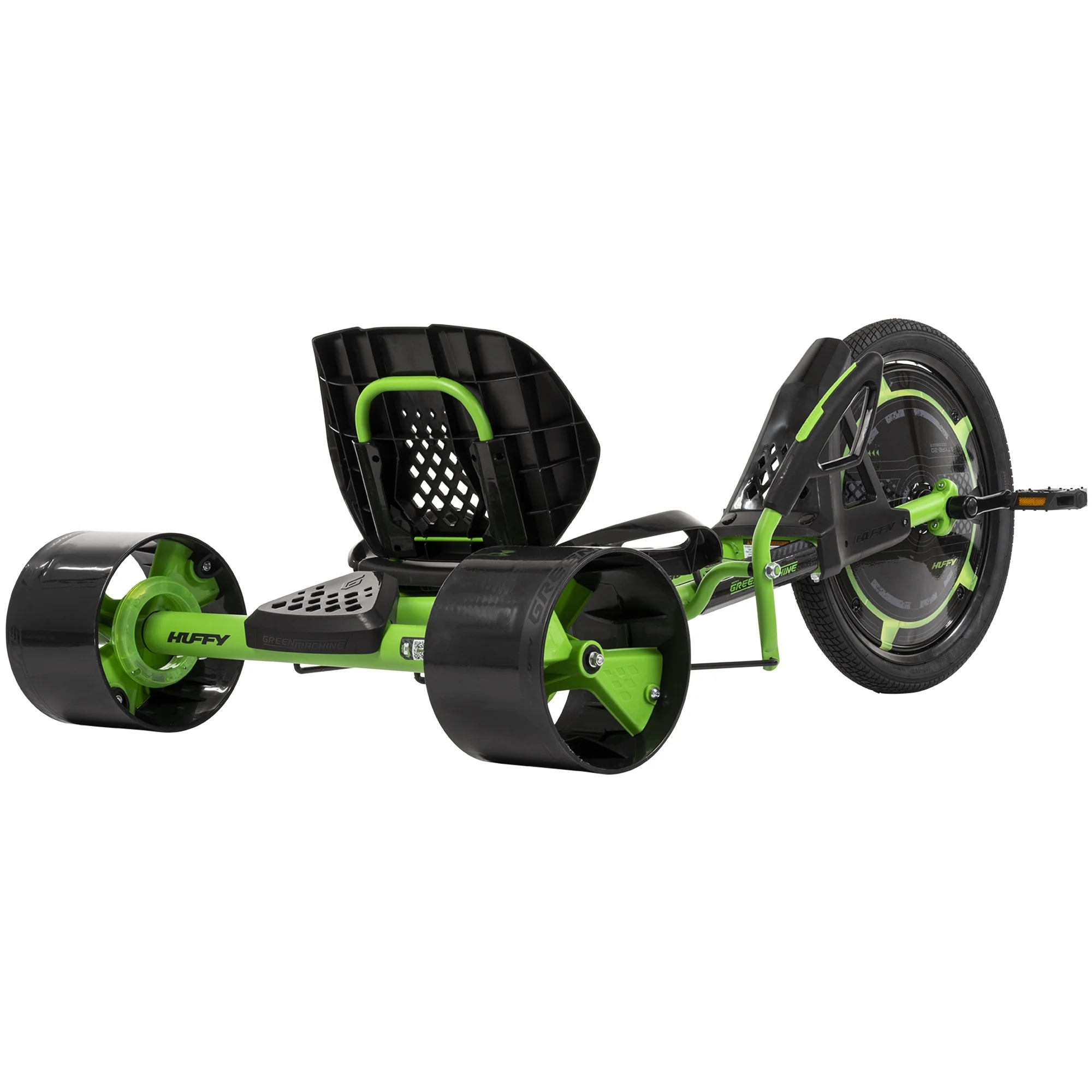 Huffy 20" Green Machine Drift Trike, Fits Riders Ages 8+ Years, Drift and Spin, Green/Black, Unisex, Kids - Image 9