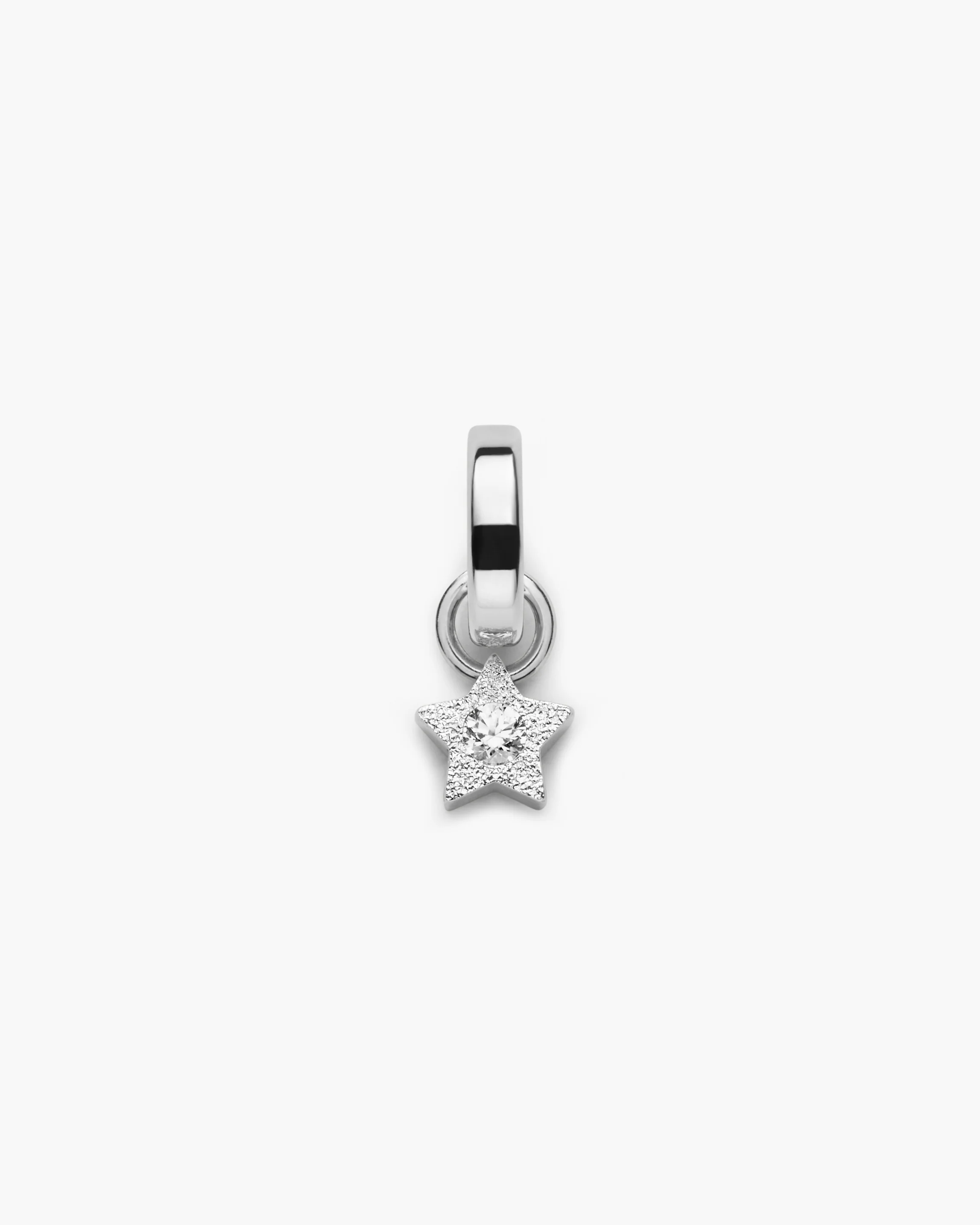 Mini Star White Sapphire Charm
