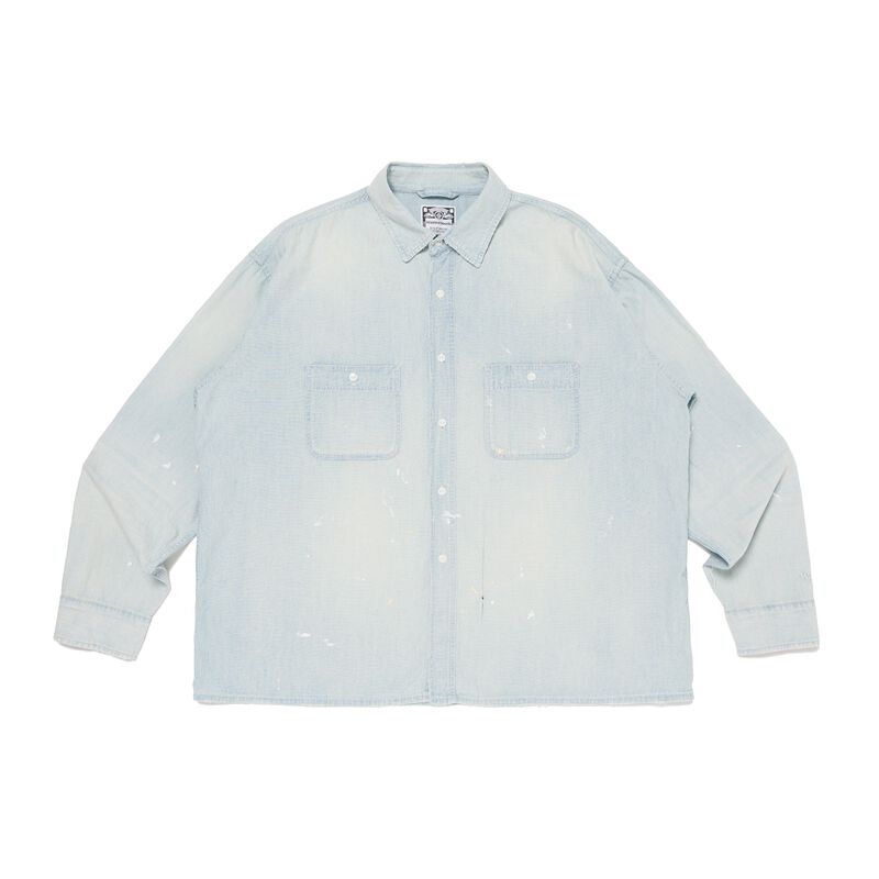 HUMAN MADE CHAMBRAY WORK SHIRT