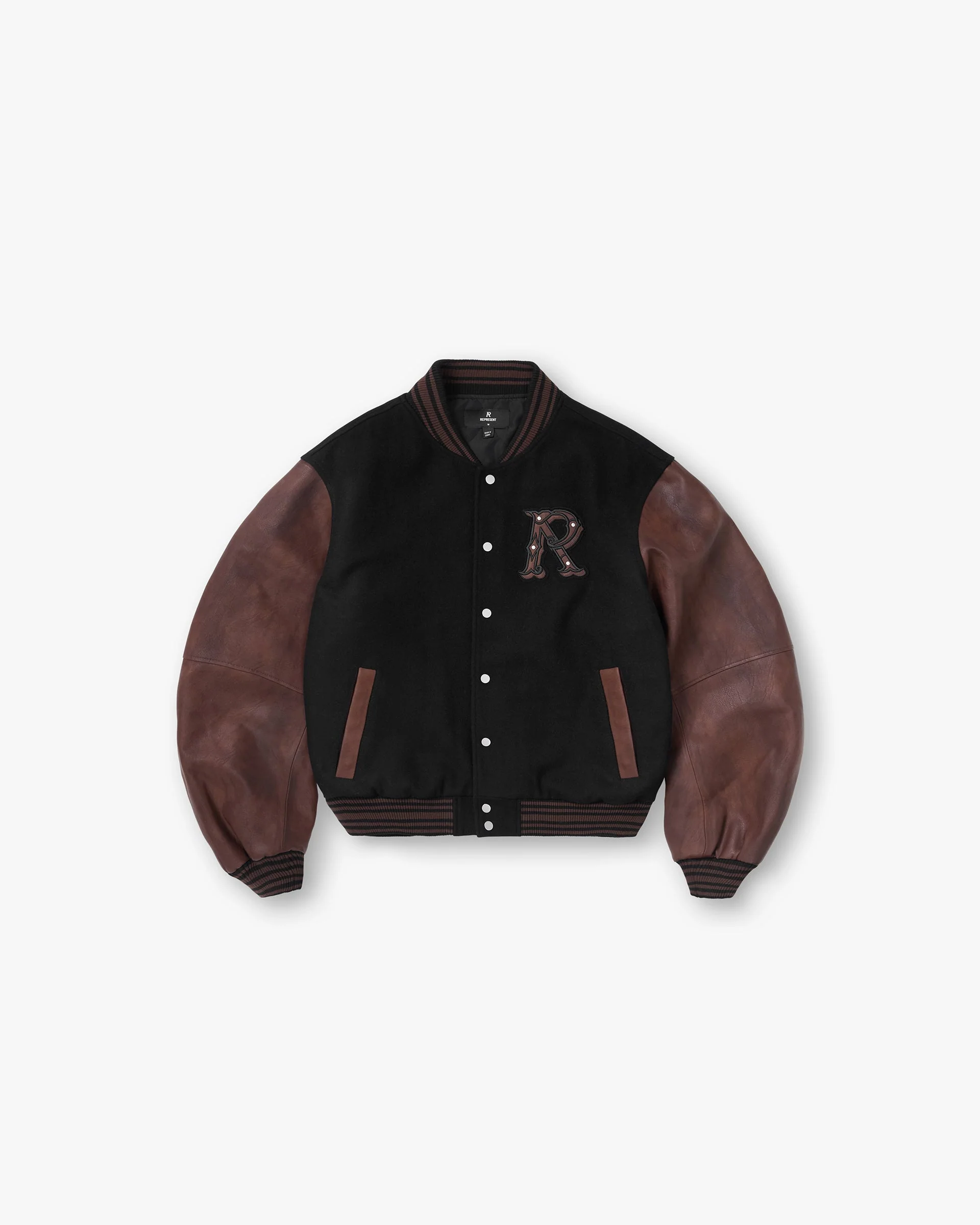Varsity Bomber - Jet Black