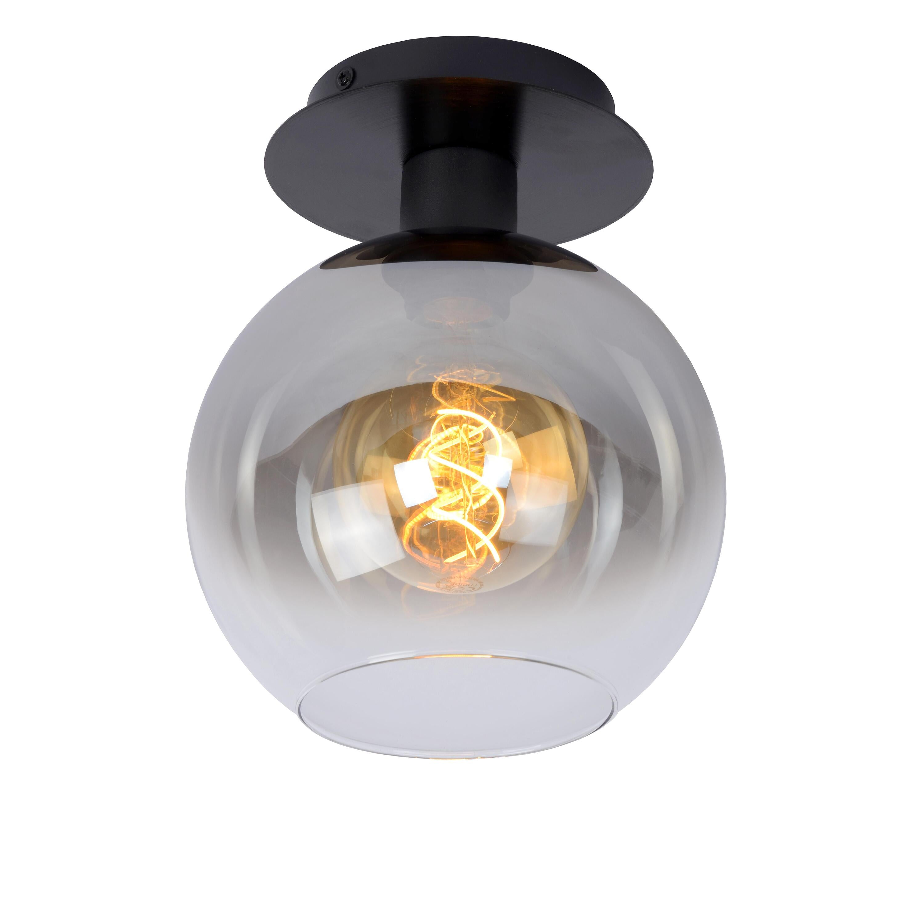 Marius 1 plafondlamp Ø20 zwart