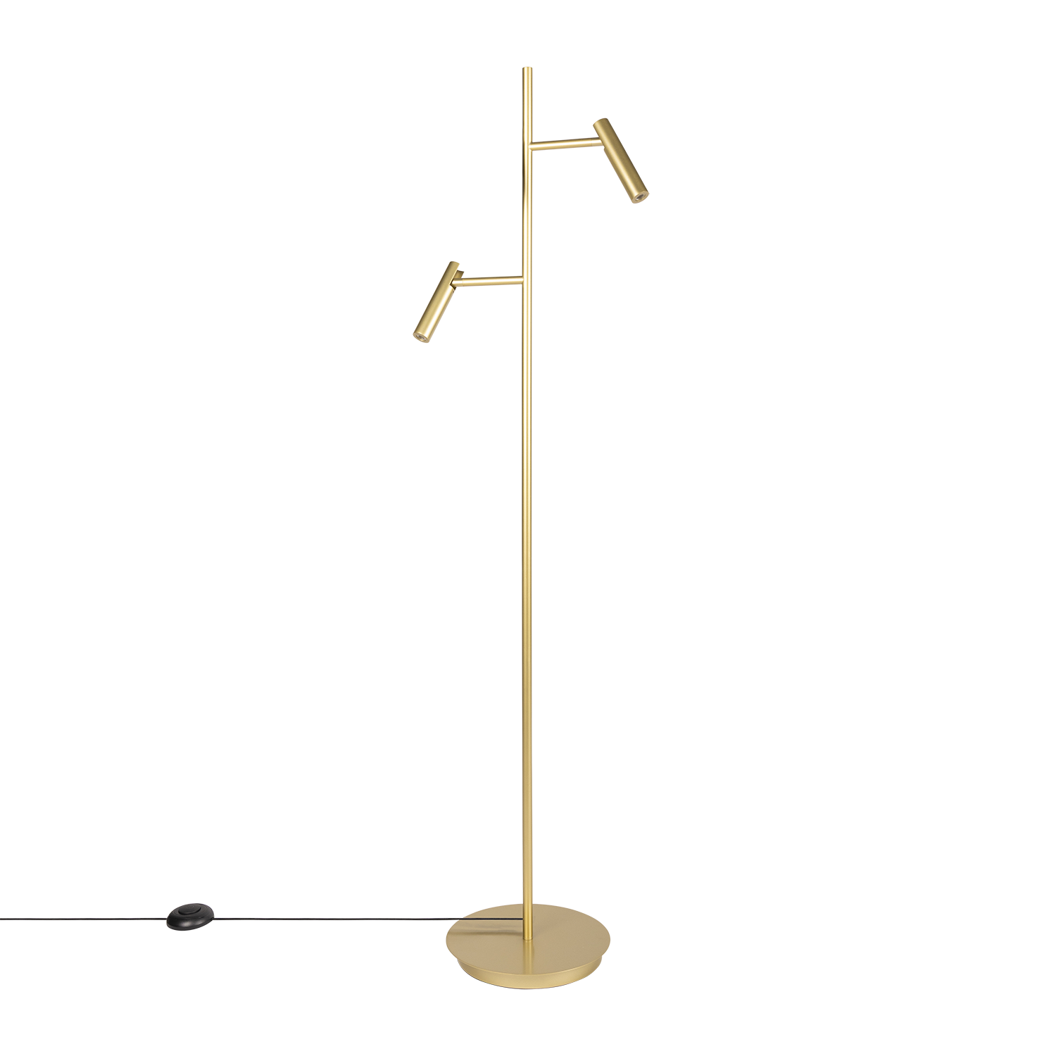 Atmooz Savage - vloerlamp - 52x33xH152 cm - antique brass