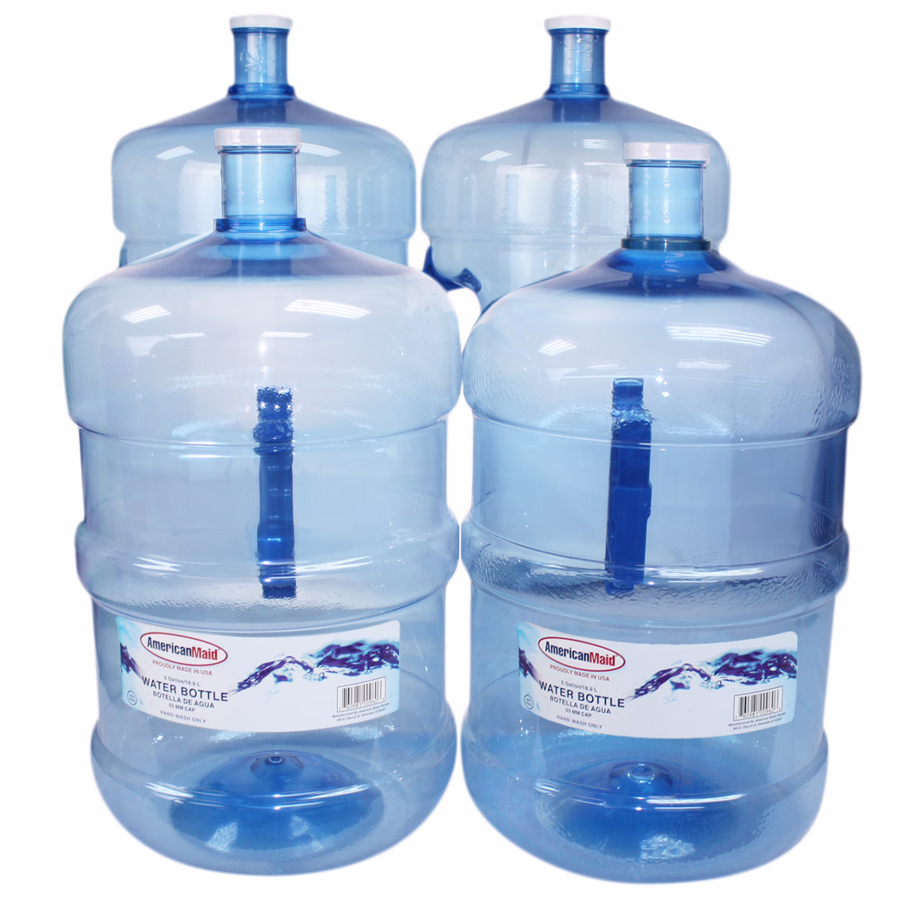 American Maid 5 Gallon/640 Fl Oz Water Bottle, Set of 4 (Not Filled)(4)