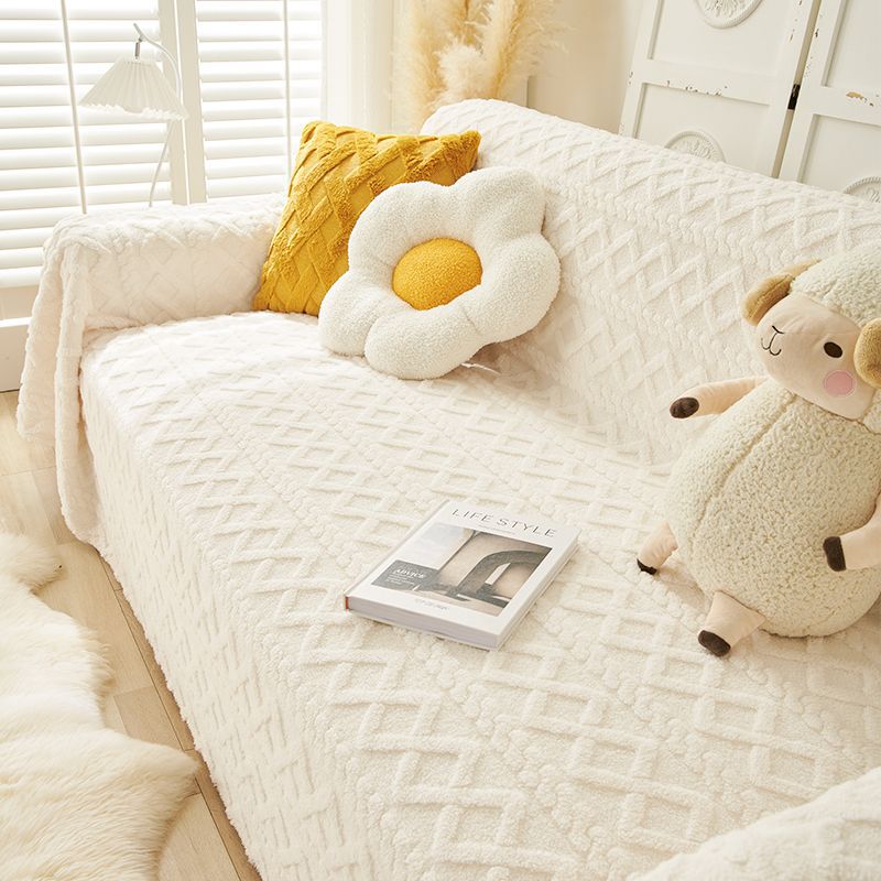 Modern Non-slip Sofa Cover Colorblock Anti-scratch Home Protective Couch Cover