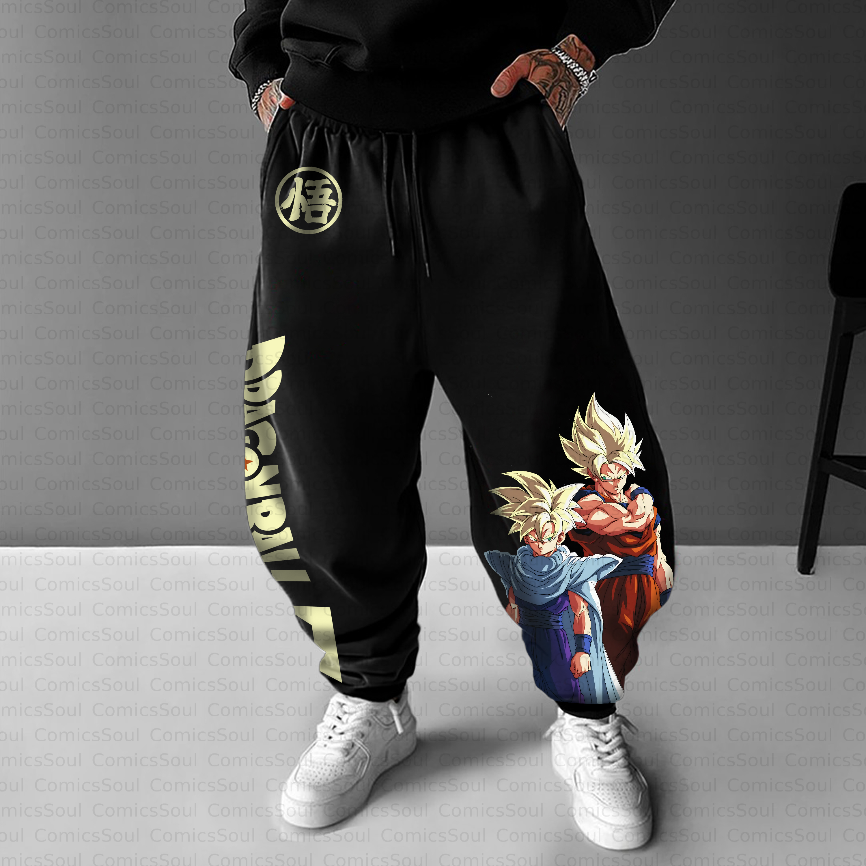 Unisex Casual Anime Streetwear Pant