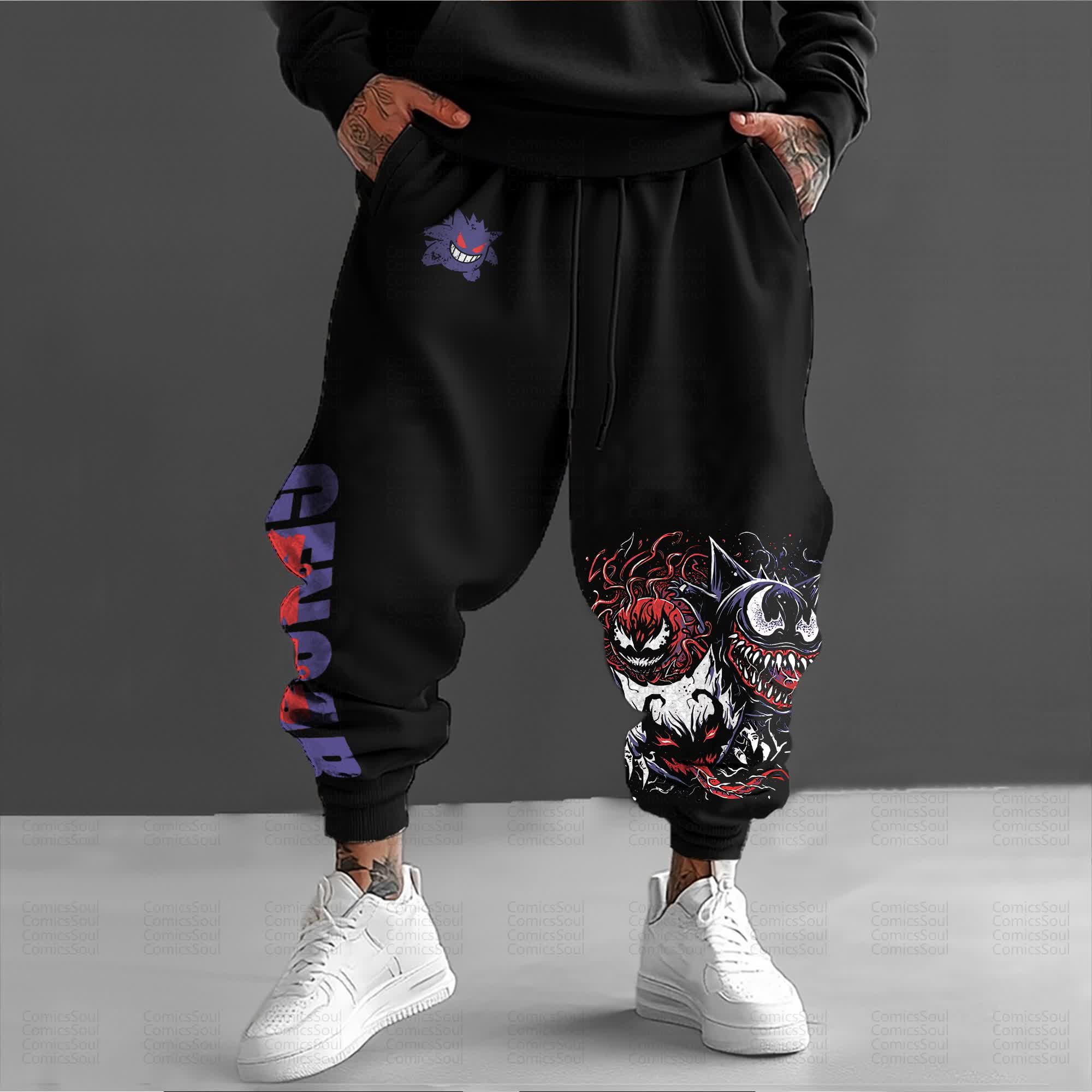 Unisex Anime Inspired Vintage Pants丨Comicssoul