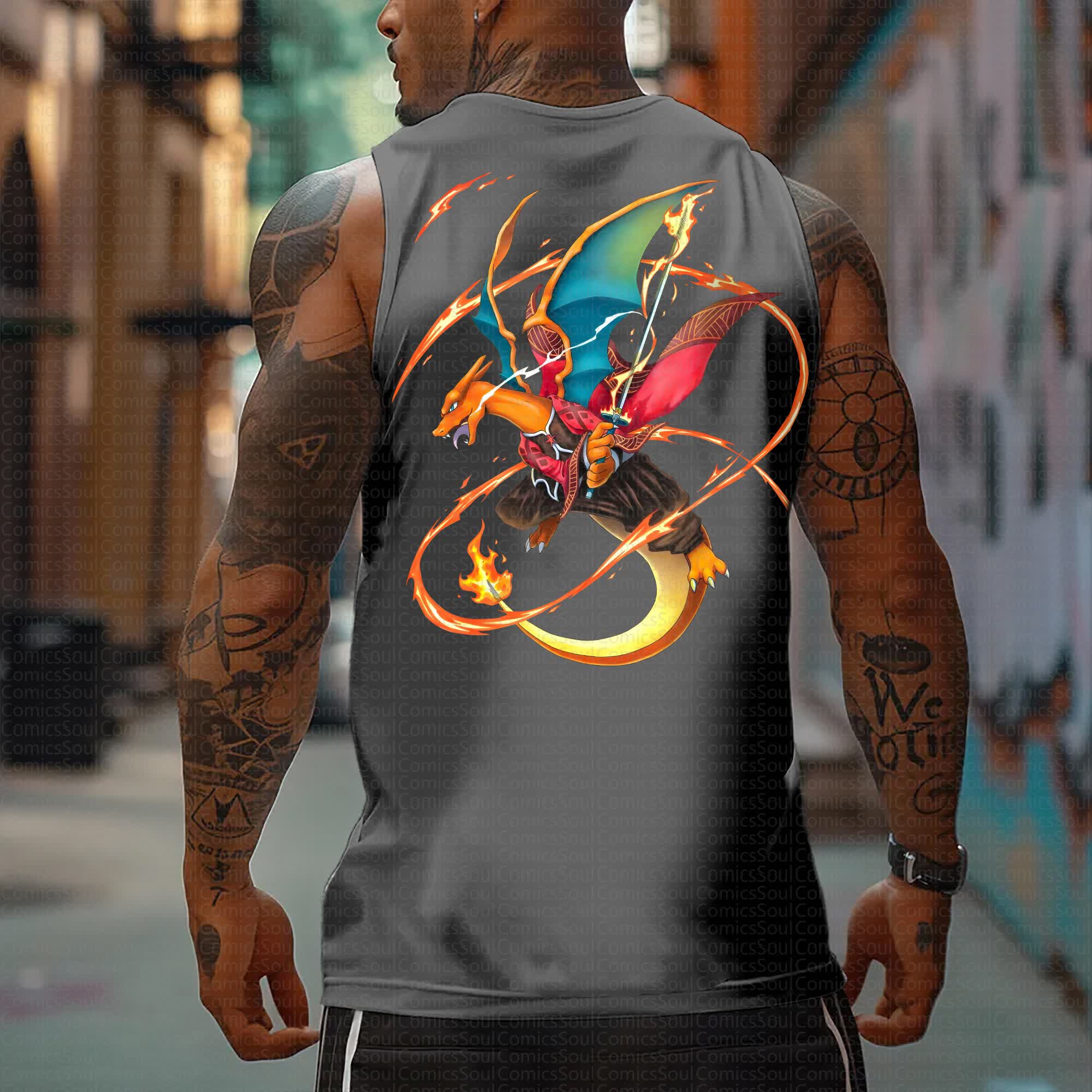 Unisex “Comicssoul” Casual Anime  Tank Top