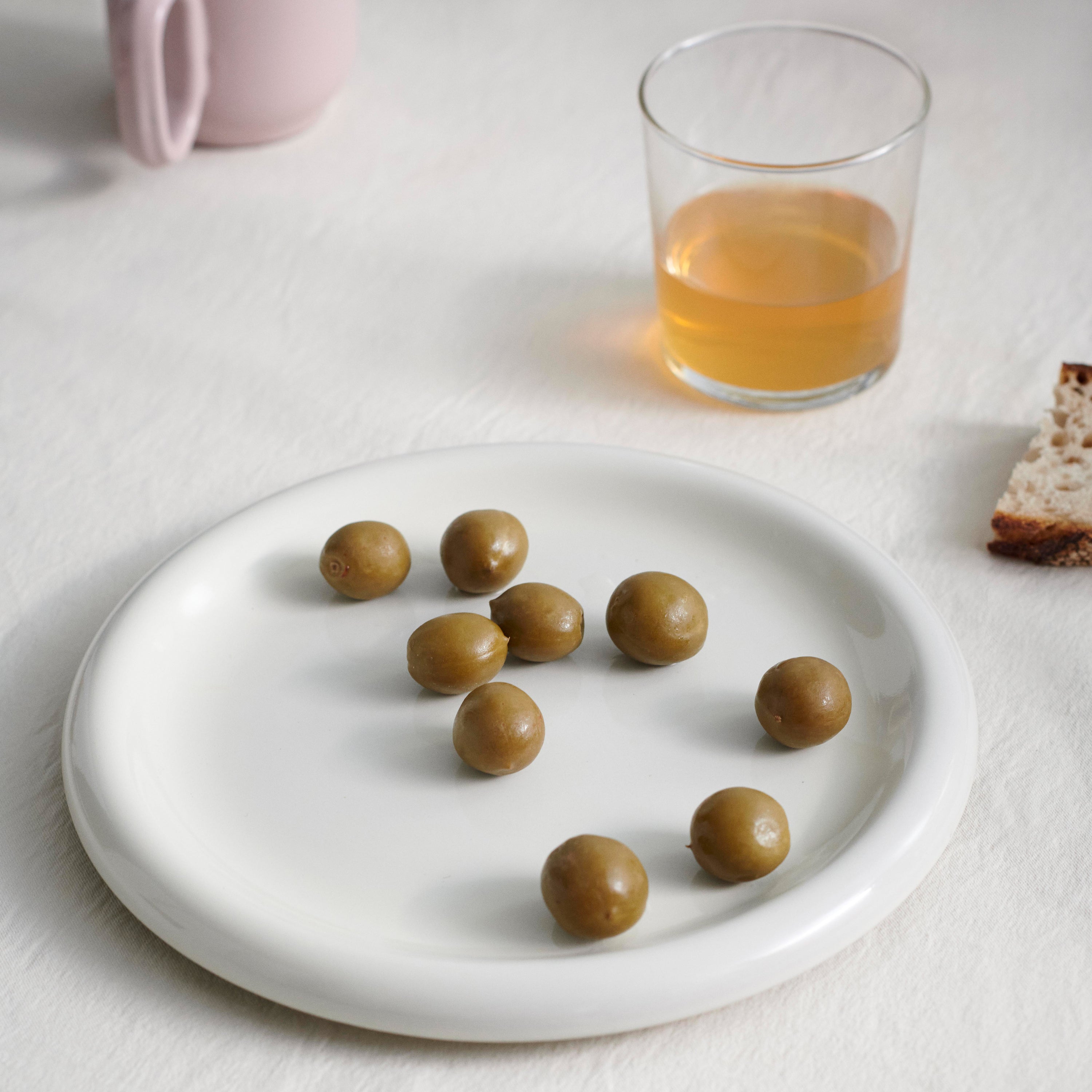 HAY Barro Ontbijtborden Ø 18 cm - Set van 2 - Gebroken Wit