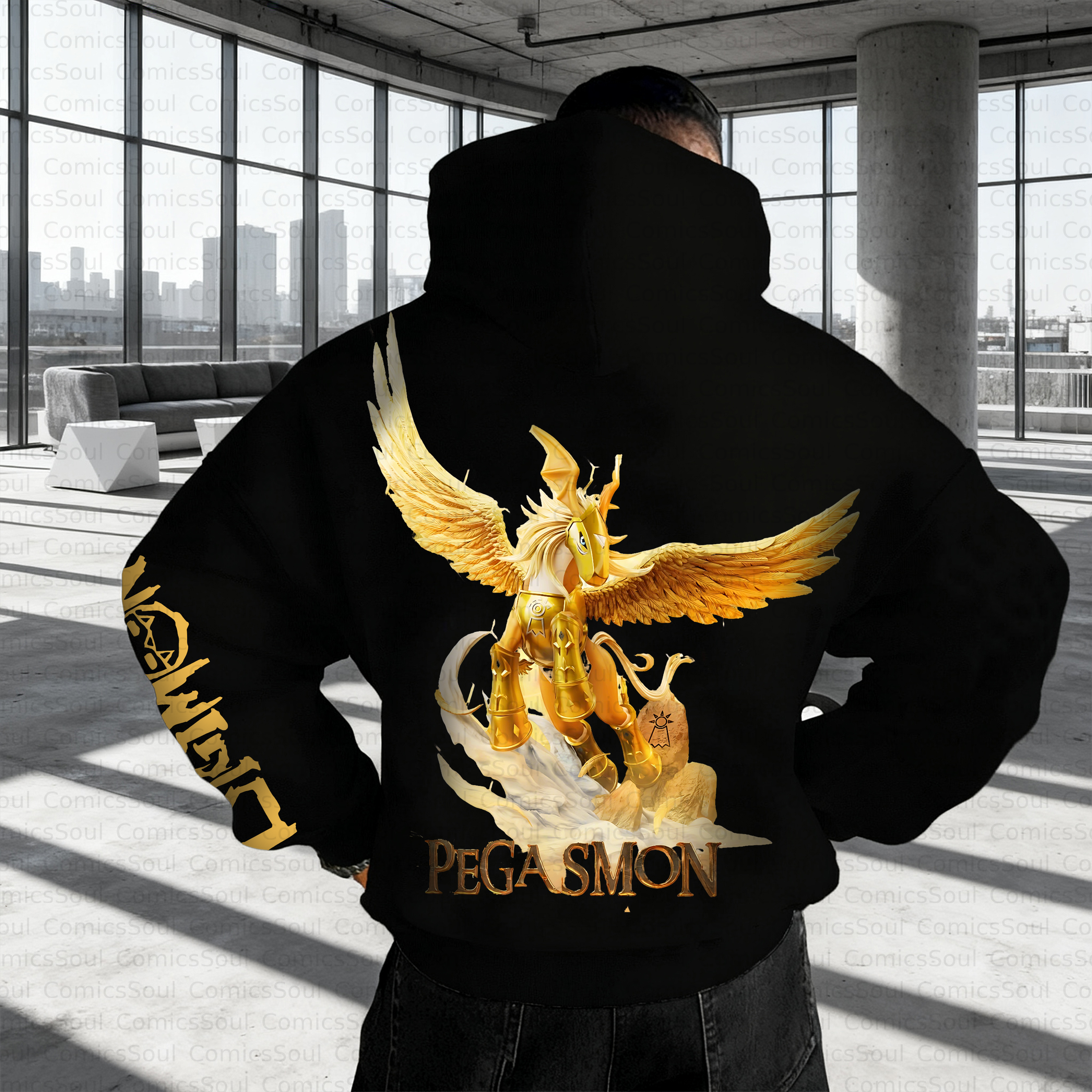 Unisex Anime Inspired Vintage Plush Hoodie
