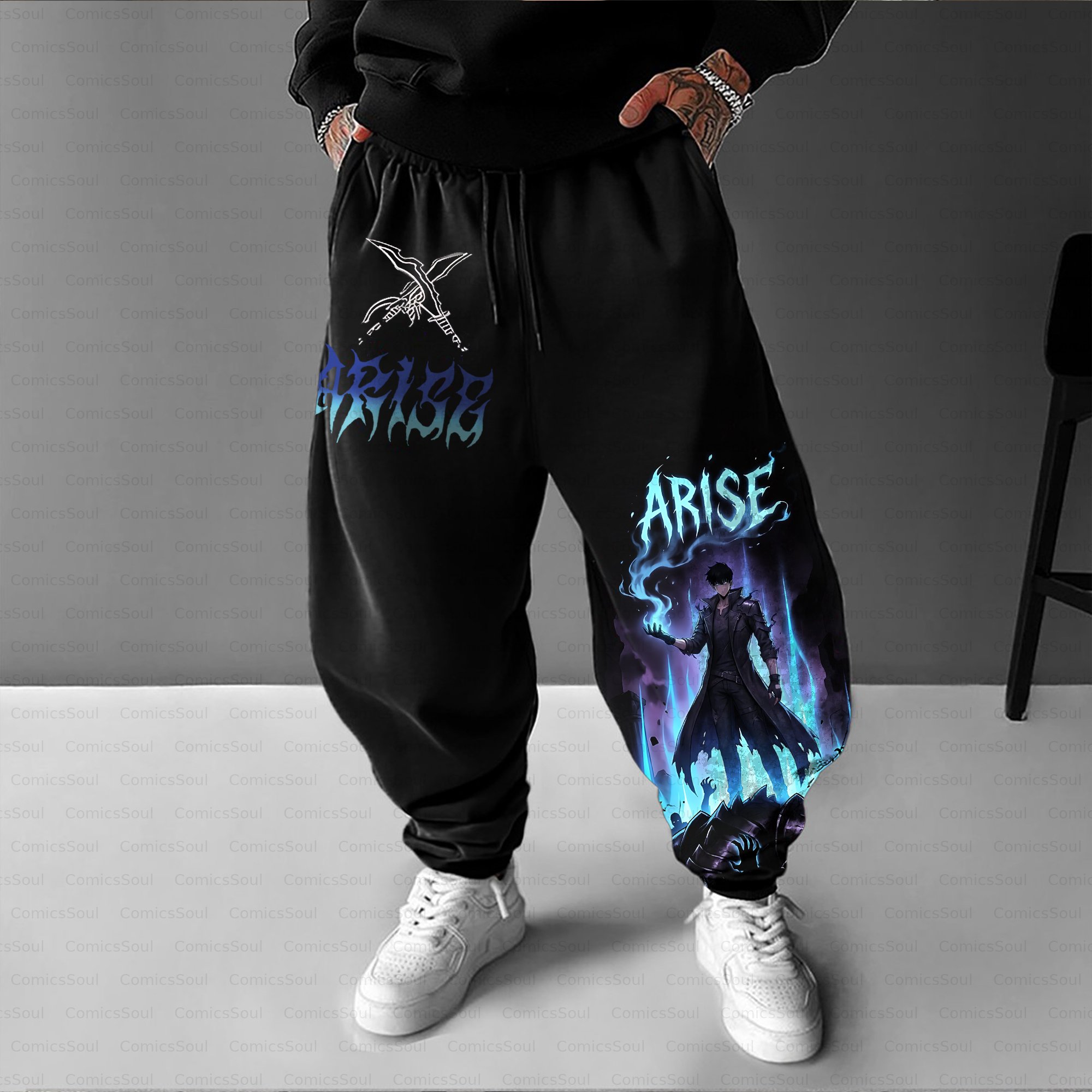 Unisex Casual Anime Streetwear Pant