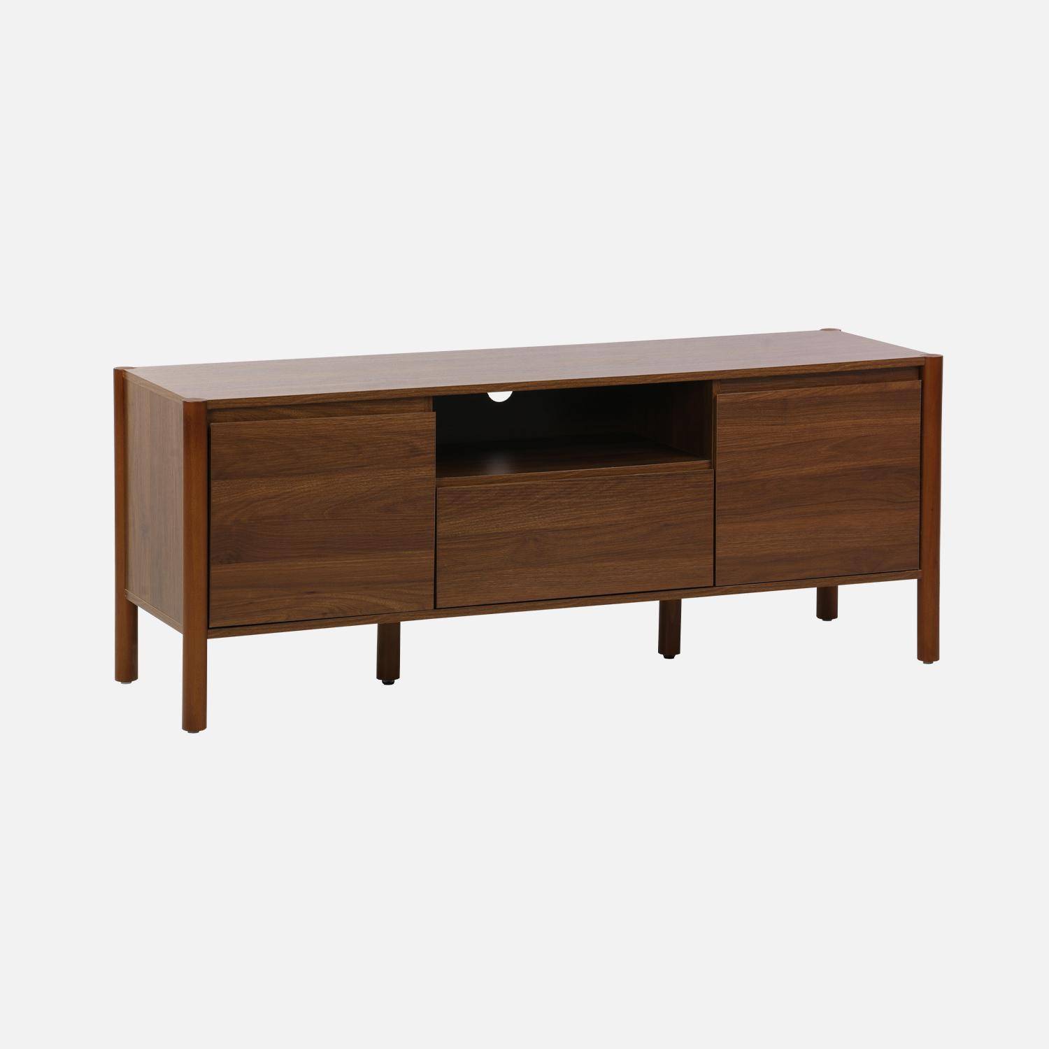 Harmony - Mueble TV con 2 puertas y 1 cajón, 140cm