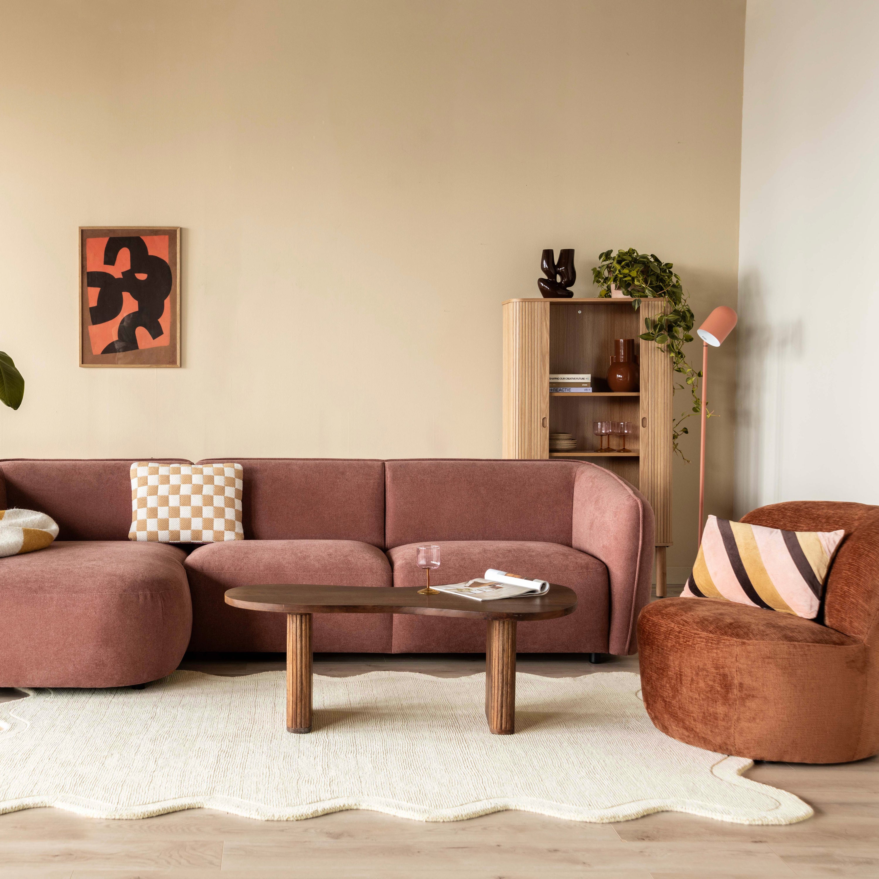 by fonQ Scallop Vloerkleed 160 x 230 cm - Crème