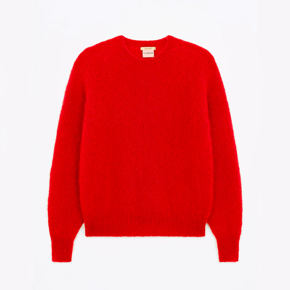 Tricots Jean Marc - Pull Anouch Col Rond - Rouge