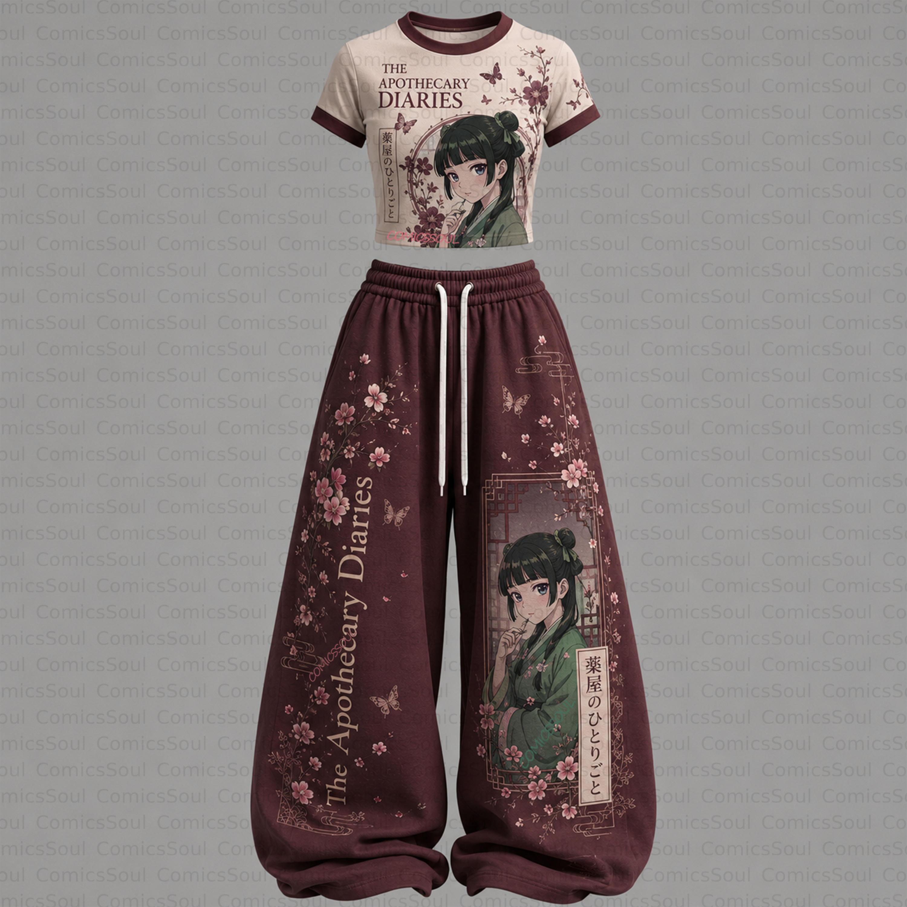 The Apothecary Diaries T-Shirt & Elasticated Trousers Two-Piece Set