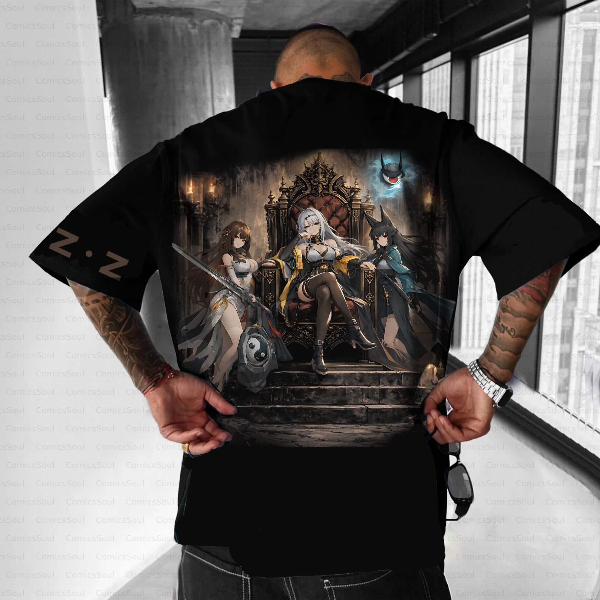Unisex Anime Inspired Vintage T-Shirt