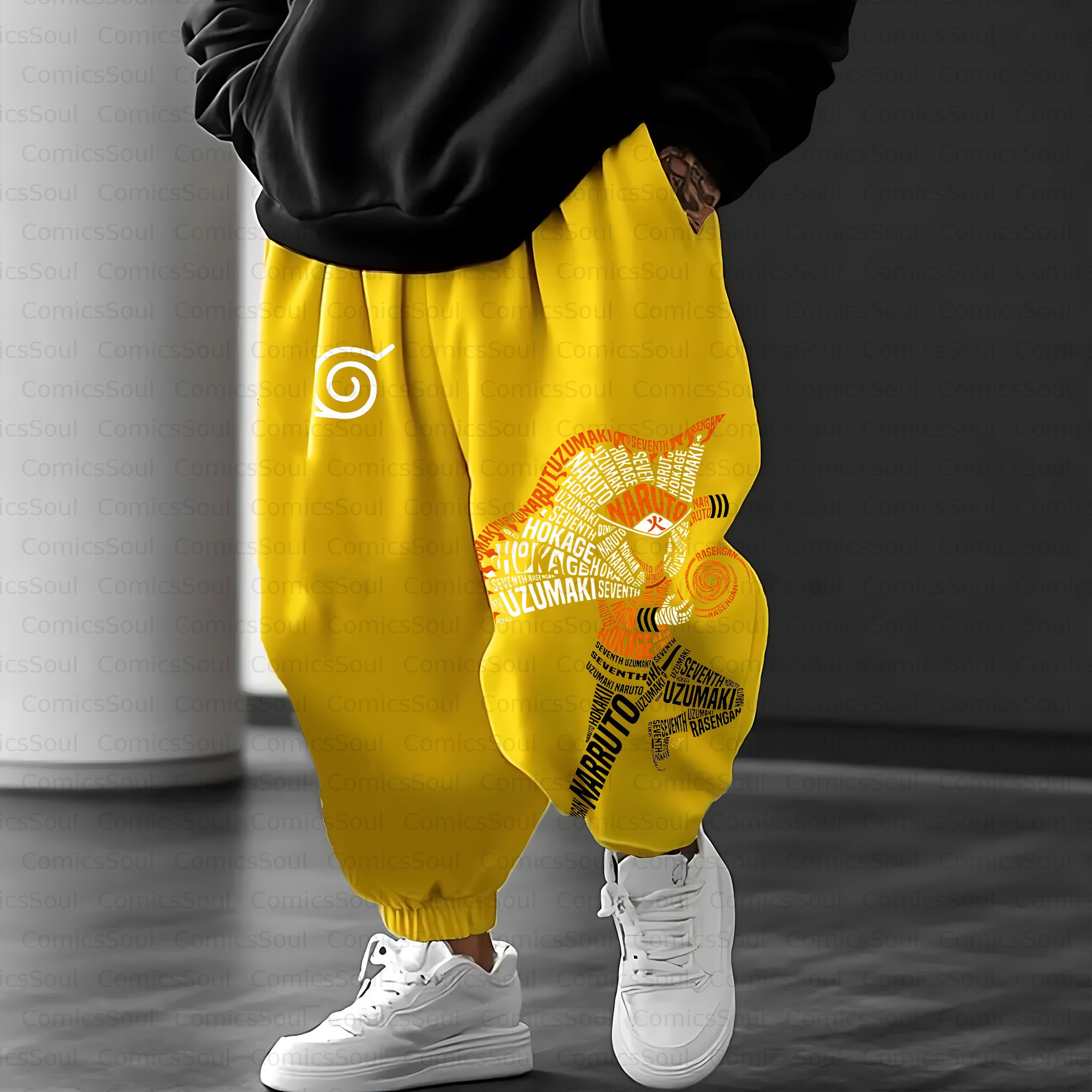 Unisex Casual Anime Streetwear Pant